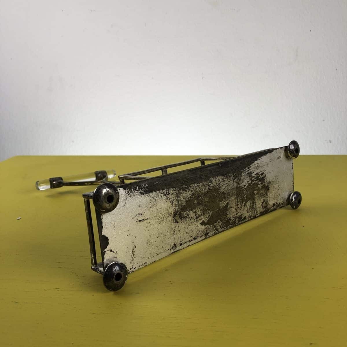 Vintage Metal Condiment Holder Structure photo buy