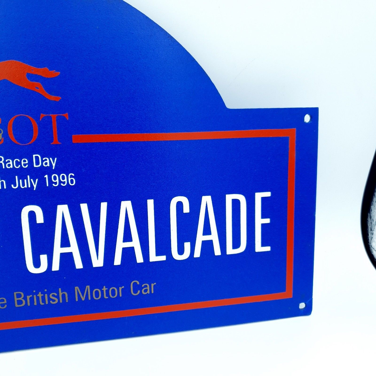 Rare Ascot Sign Centenary Cavalcade Charity Race 1996 100 Yrs British Motor Car photo Home Decor