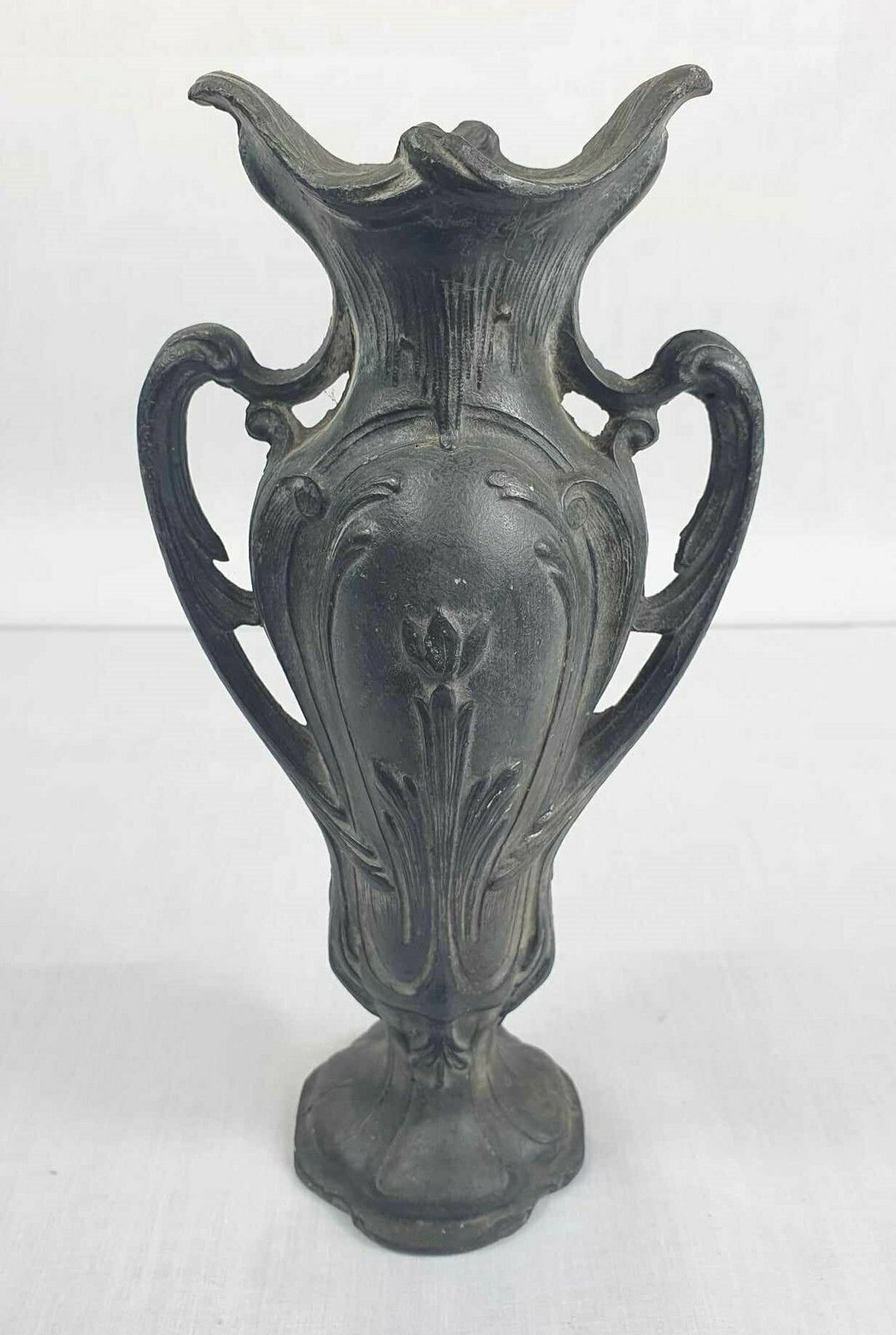 Art Nouveau Pewter Flower Vase photo buy