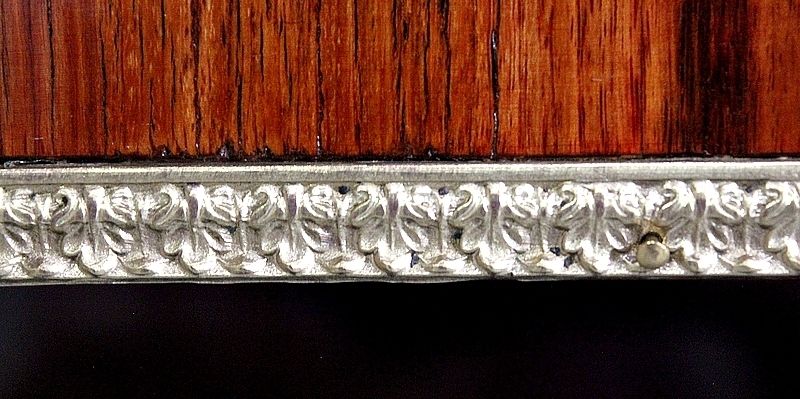 photo buy Small Display Cabinet In Blond Mahogany Veneer, Louis XVI Style – 19th Century