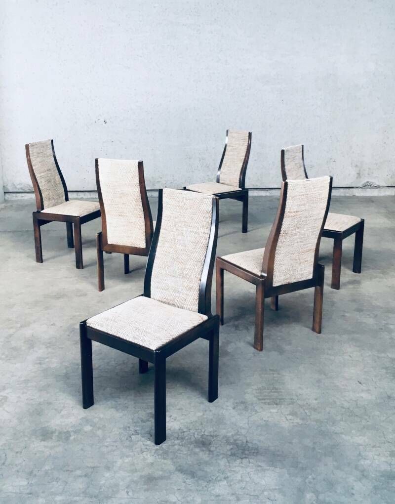 1970's Postmodern Italian Design Dining Chair Set photo 2400.0
