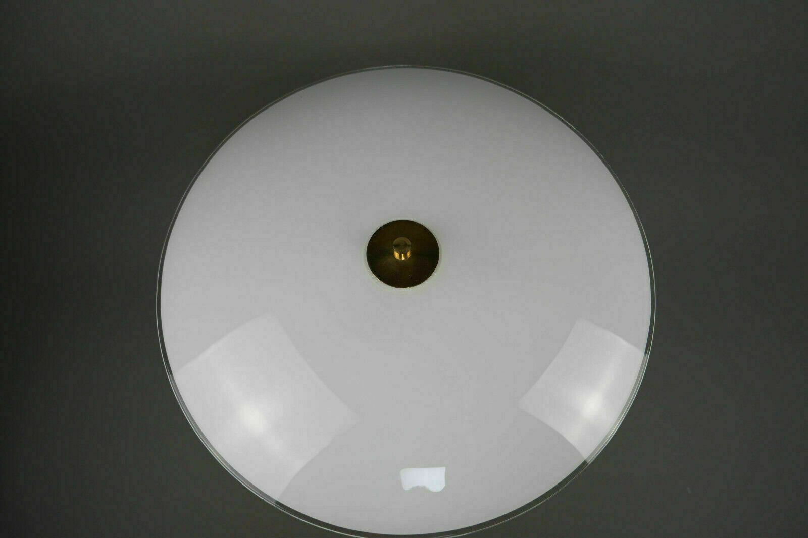 600.0 Vintage Mushroom Desk Lamp B8802 Brass Gold – Opal Glass Ikea 1970 He Sweden photo