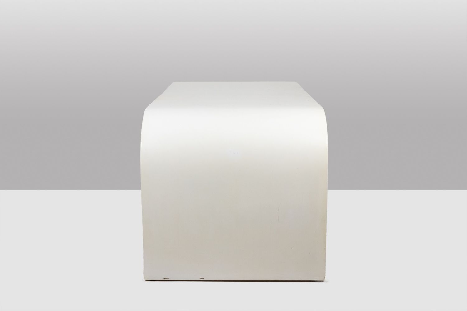 White Desk 1970, 1970s, Plywood photo vinterior