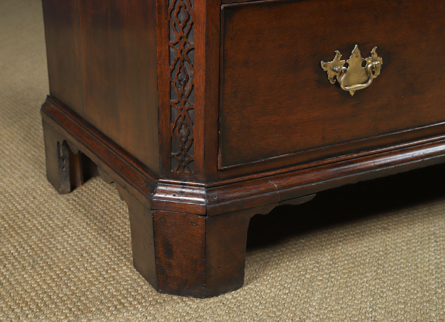 photo buy Irish Georgian Chippendale Oak Chest On Chest Of Drawers Tallboy Highboy Secretaire Writing Desk (Circa 1780)