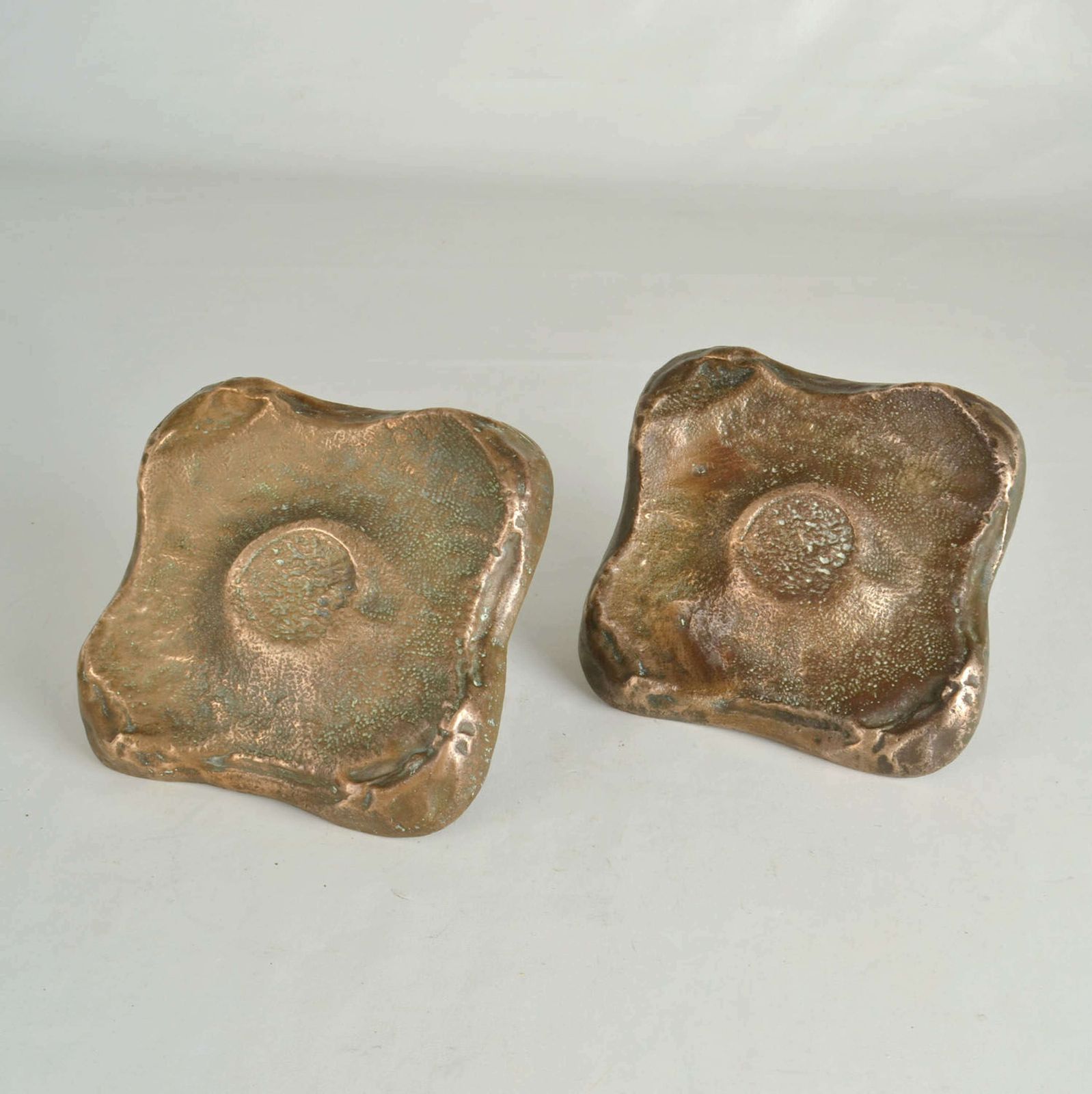 Architectural Pair Of Bronze Square Push Pull Door Handles With Letter photo furniture