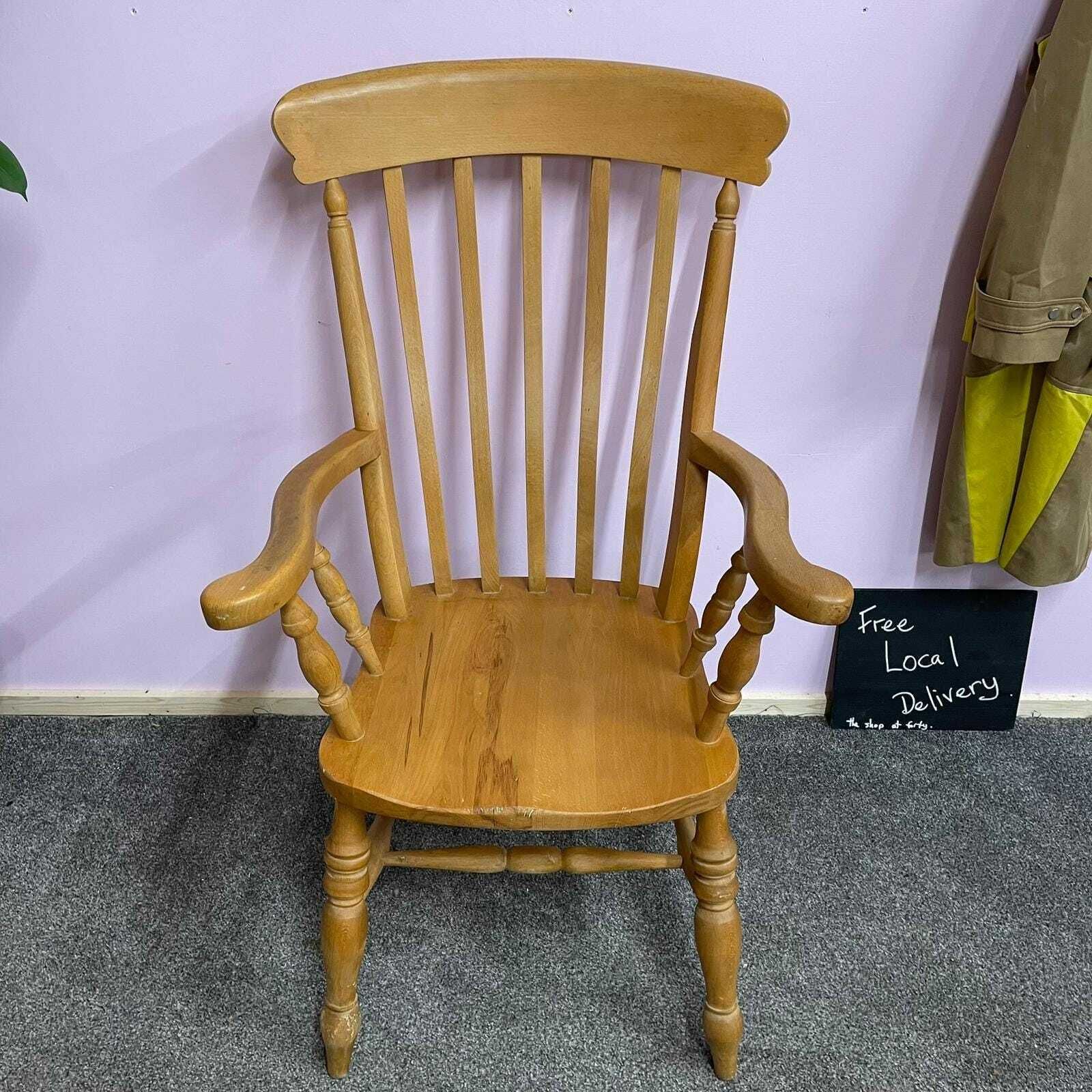 Modern Beech High Backed Armchair Story Nursing Chair photo vinterior