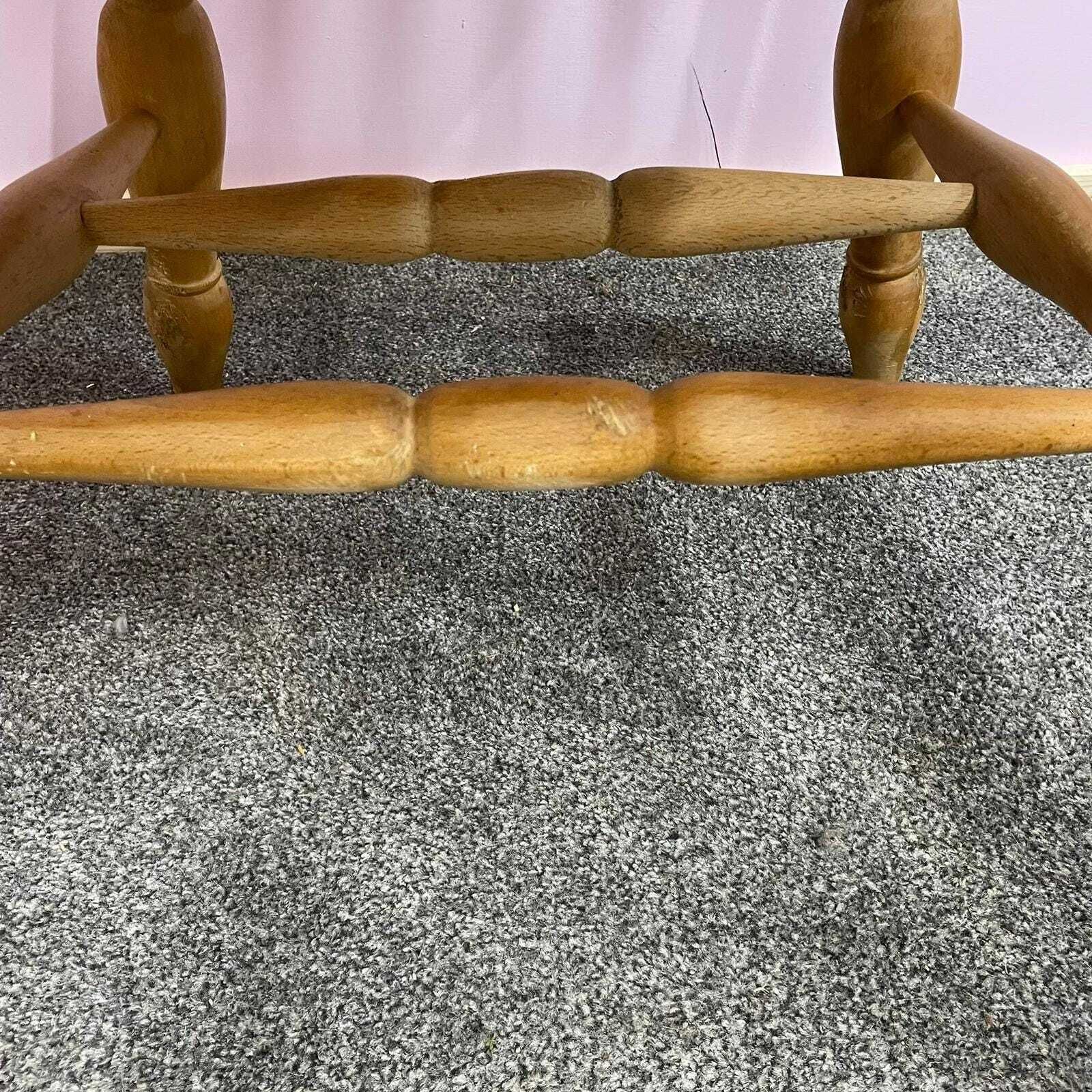 photo furniture Modern Beech High Backed Armchair Story Nursing Chair