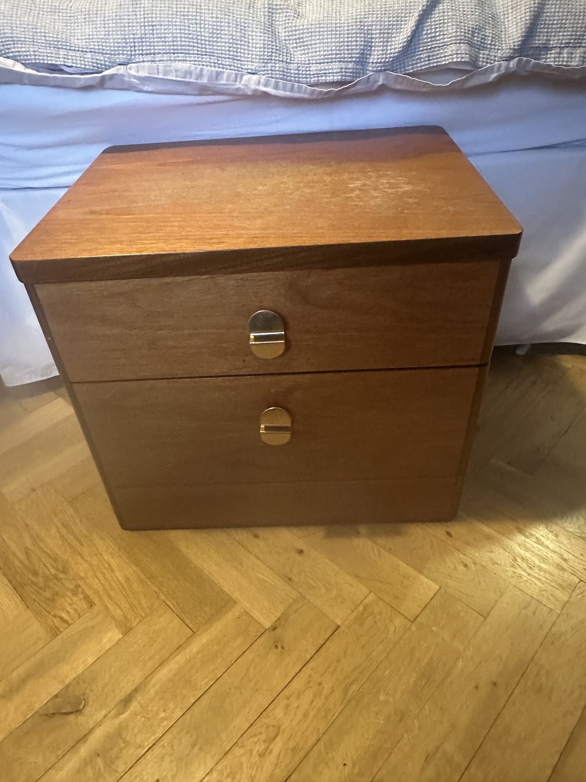 1987 Stag Bedside Cabinet photo for sale