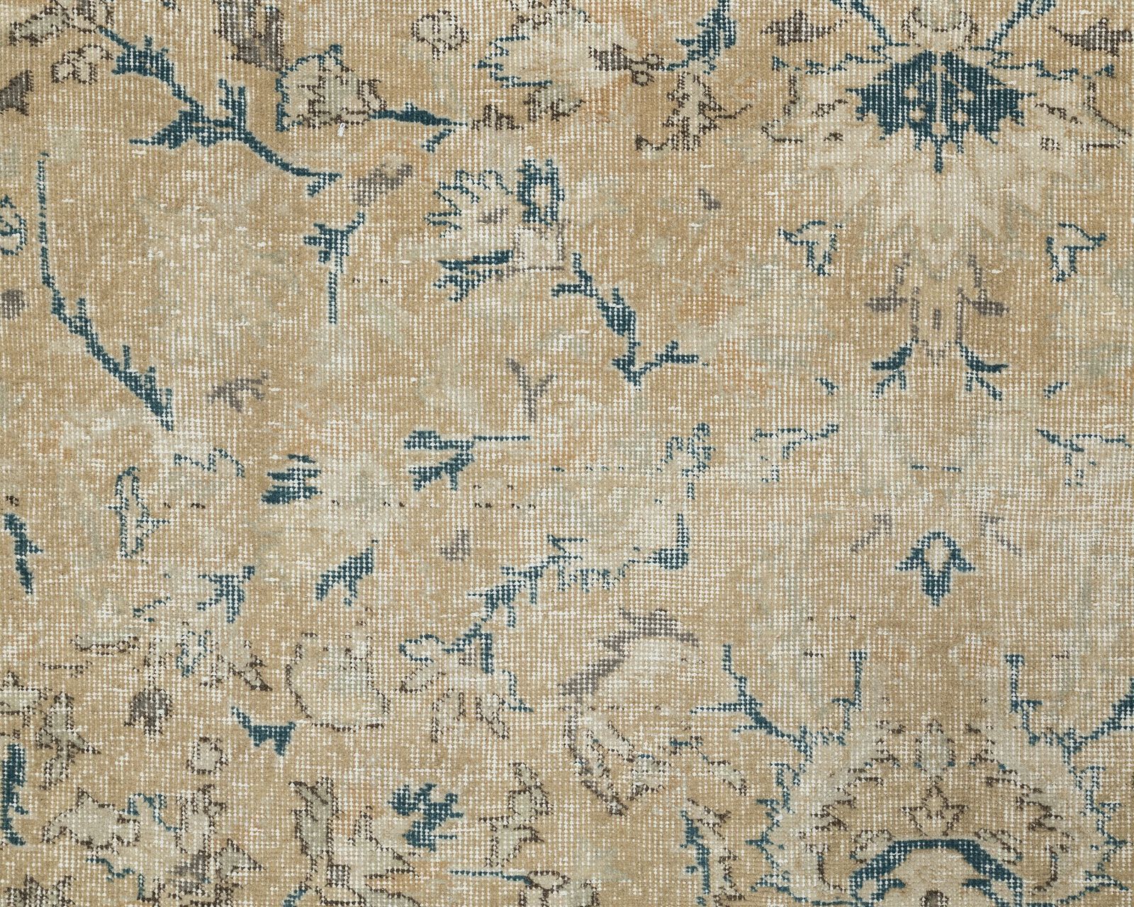 Vintage Rug, Neutral Turkish Rug, Low Pile Rug, Oushak Rug, Anatolian Rug, Oversized Rug, Area Rug, Antique Rug, A4101 photo Textiles