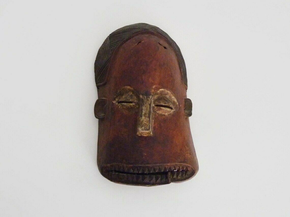 Old Dan Mask From Ivory Coast Africa African Tribal Art 1970s 80s