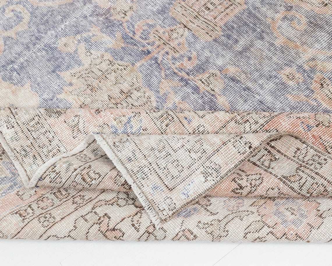 photo for sale Vintage Rug Turkish Rug Faded Rug Muted Rug Oushak Rug Area Rug Turkey Rug Antique Rug Handmade Rug Area Rug