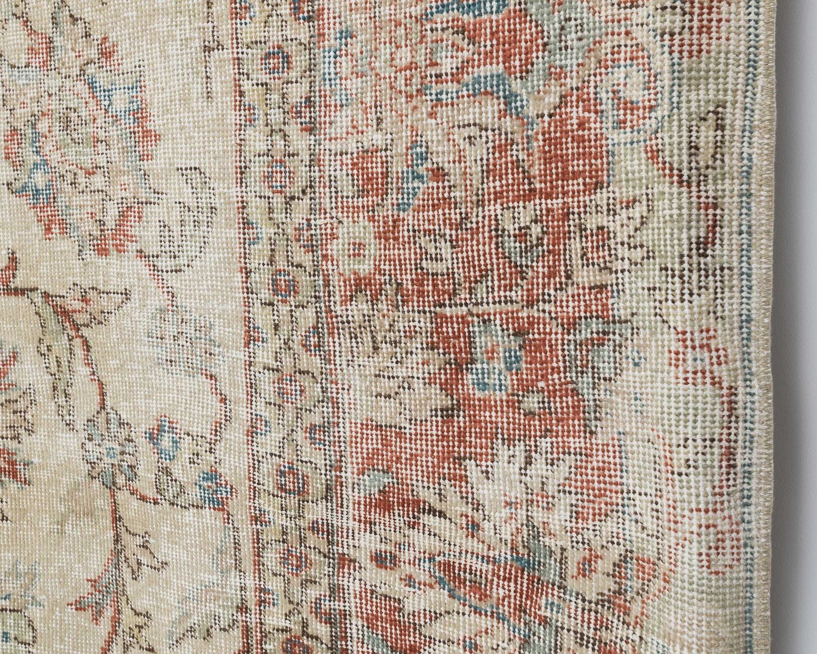 8 X 11.5 Turkish Rug, Vintage Rug, Low Pile Rug, Anatolian Rug, Naturel Wool Rug, Handmade Rug, Living Room Rug, Antique Rug, Oushak Rug photo furniture