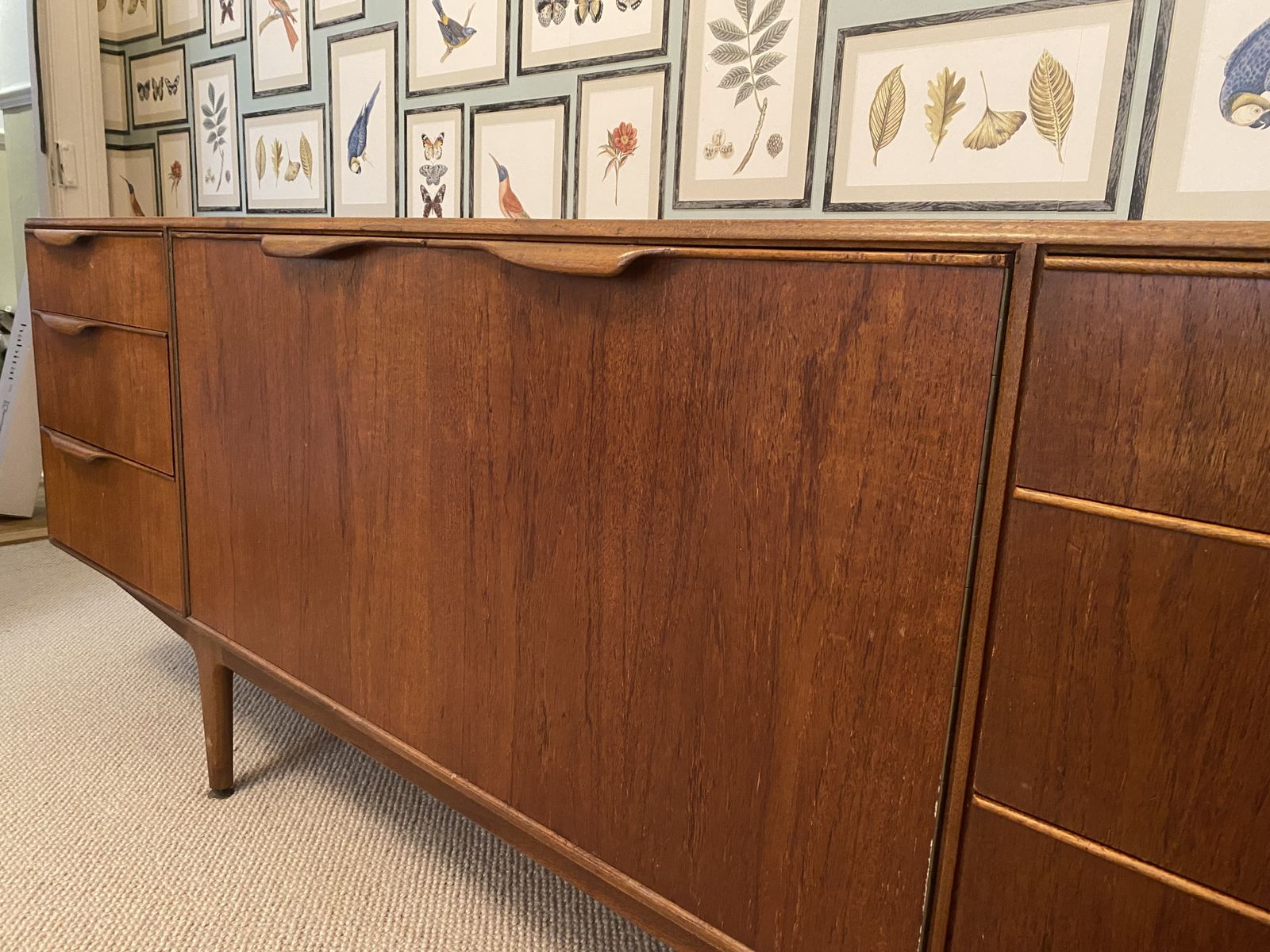 A H McIntosh Mid Century Teak Sideboard   Early Thistle Logo   Vintage 60s photo for sale