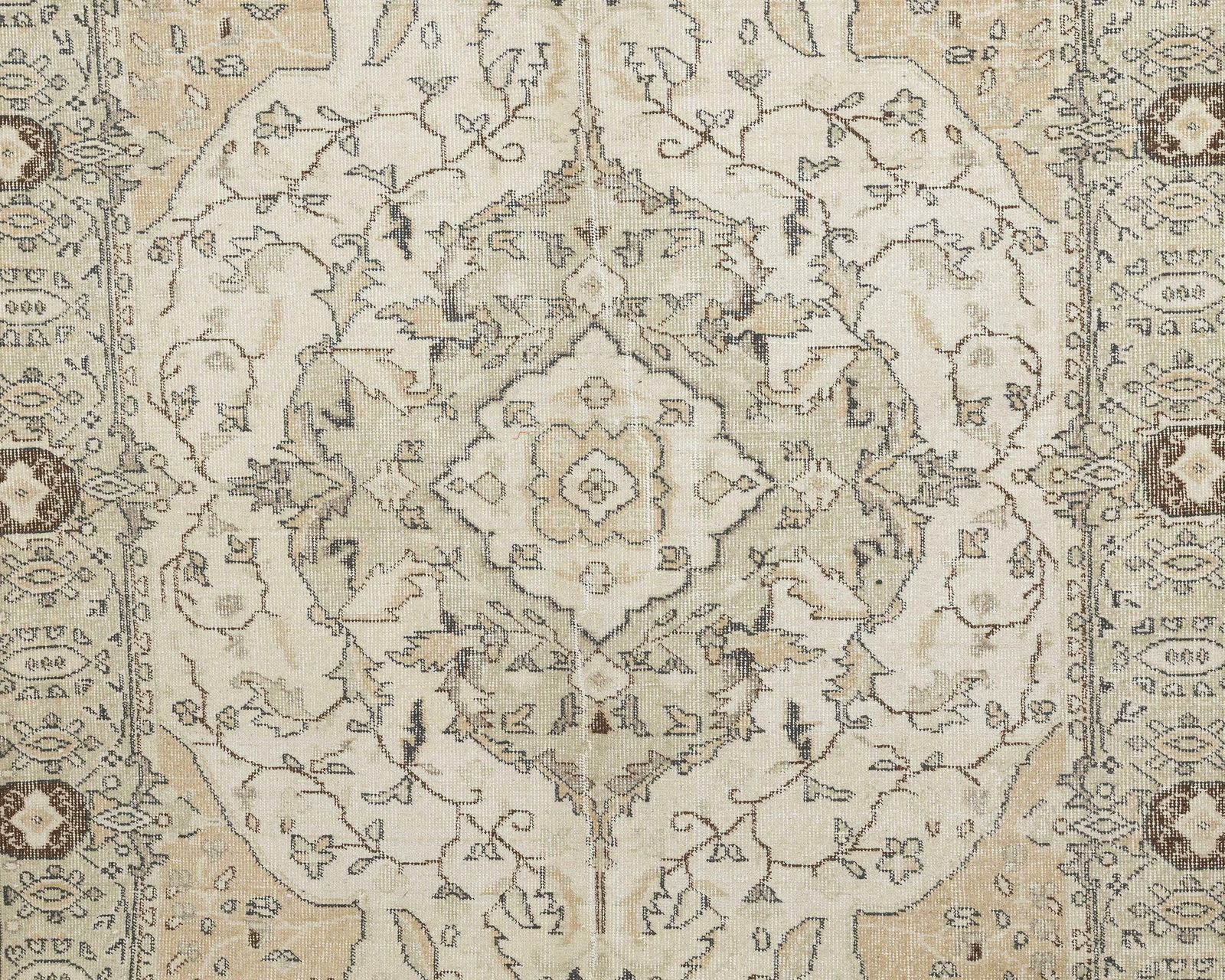 5.4 X 9.2 Feet Vintage Rug, Neutral Turkish Rug, Antique Handmade Rug, Turkey Rug,Anatolian Rug, Low Pile Rug, Naturel Rug, Faded Rug, A2519 photo furniture
