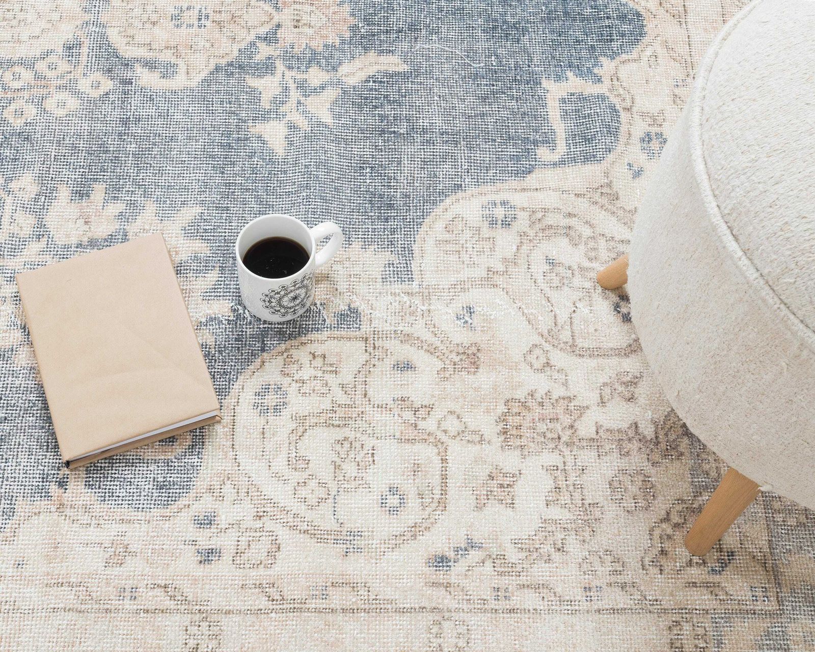 Blue Turkish Rug, 7x10 Vintage Rug, Low Pile Rug, İnterior Rug, Anatolian Rug, Area Rug, Living Room Rug, Antique Rug, Handmade Rug, A4341