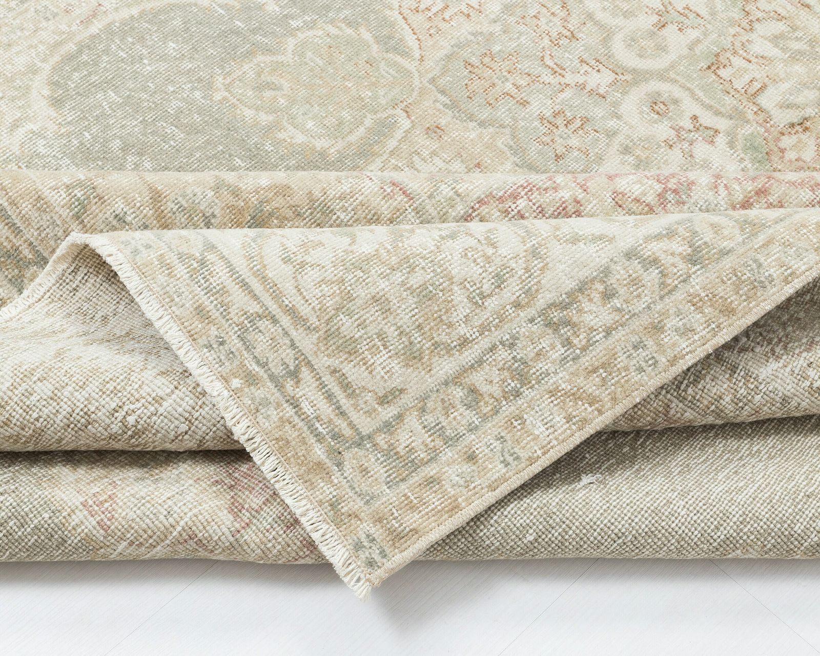 6.3 X 9.7 Feet Turkish Rug, Neutral Vintage Rug, Antique Handmade Rug, Oushak Rug, Anatolian Rug, Low Pile Rug, Living Room Rug, Area Rug photo buy