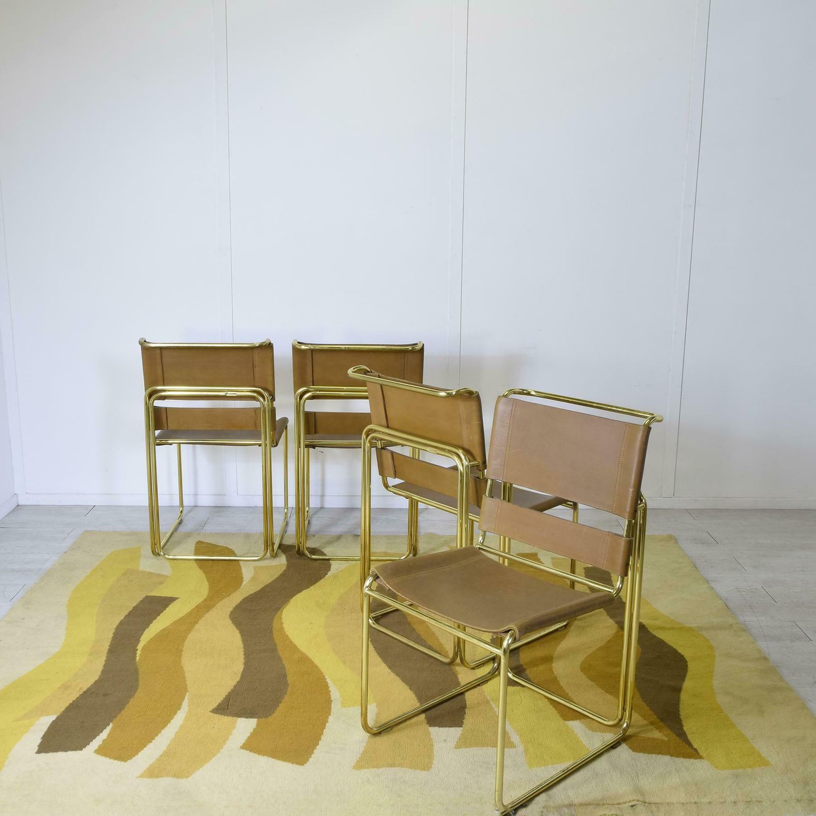 Gastone Rinaldi Set Of 4 Chairs For Rima Company 1970s photo 3344.0