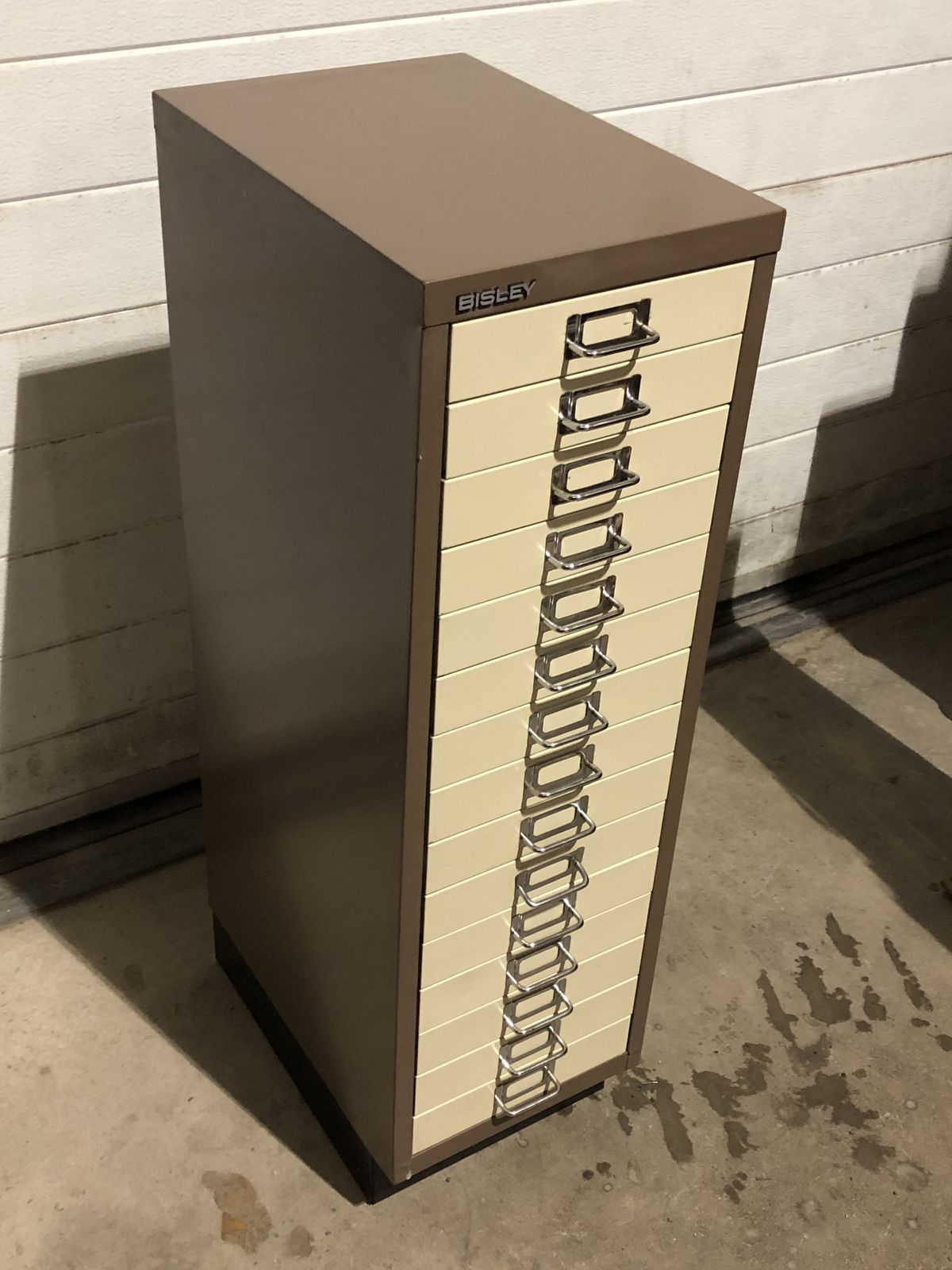 photo for sale Handsome Vintage Bisley Metal Filing Cabinet