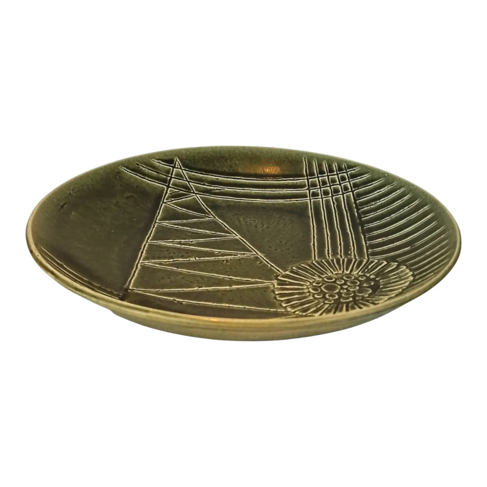 Home Decor Scandinavian Large Charger From The ‘Zenit’ Series Designed By Famed Danish Designer Gunnar Nylund For Rörstrand C.1960s photo