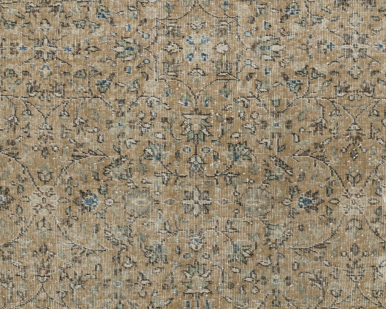 7 X 10.7 Feet Neutral Vintage Rug, Turkish Rug, Low Pile Oushak Rug, Anatolian Rug, Oversized Rug, Neutral Rug, Living Room Rug, Antique Rug photo Textiles
