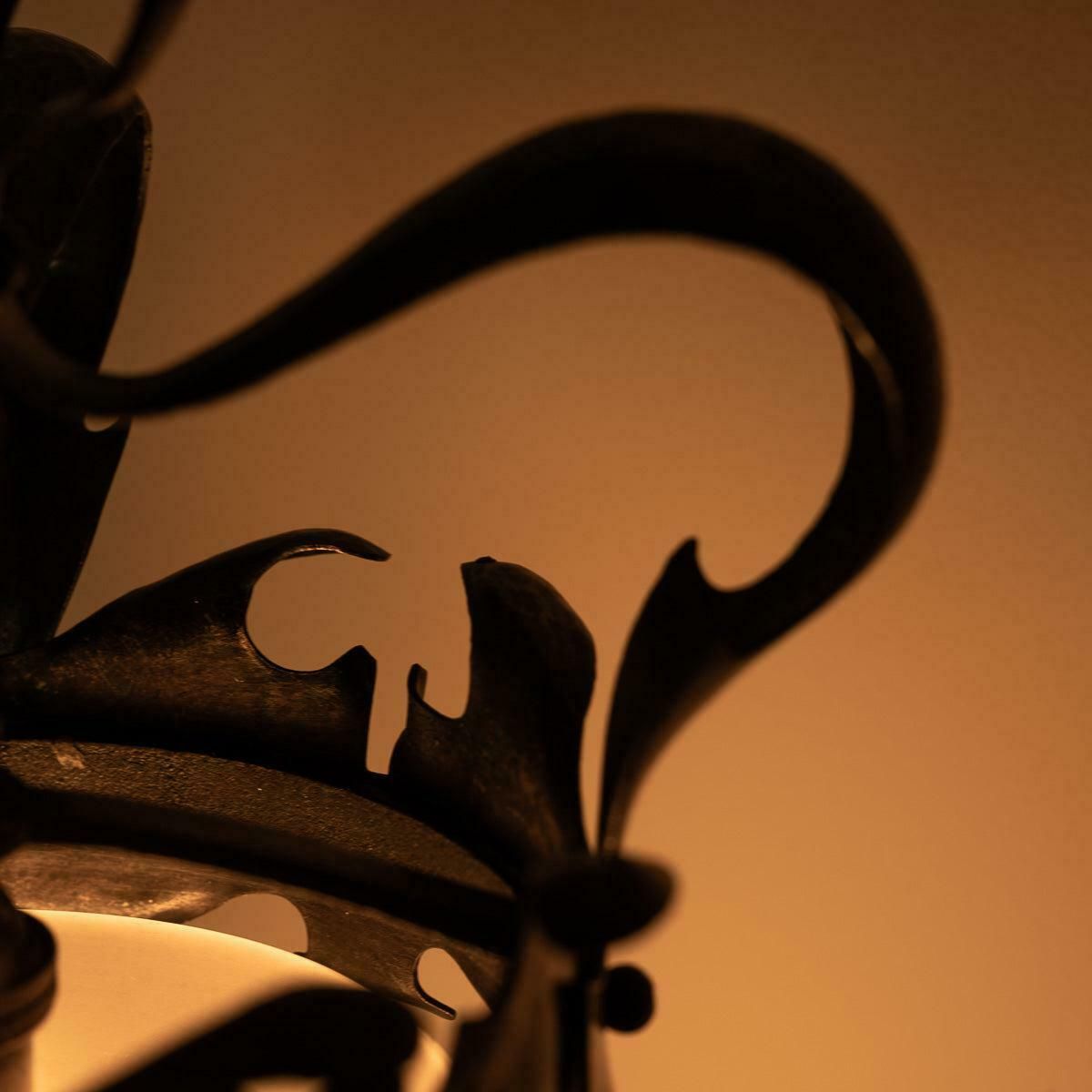 photo buy English Arts & Crafts Decorative Hall Lantern With Satin Glass Shade