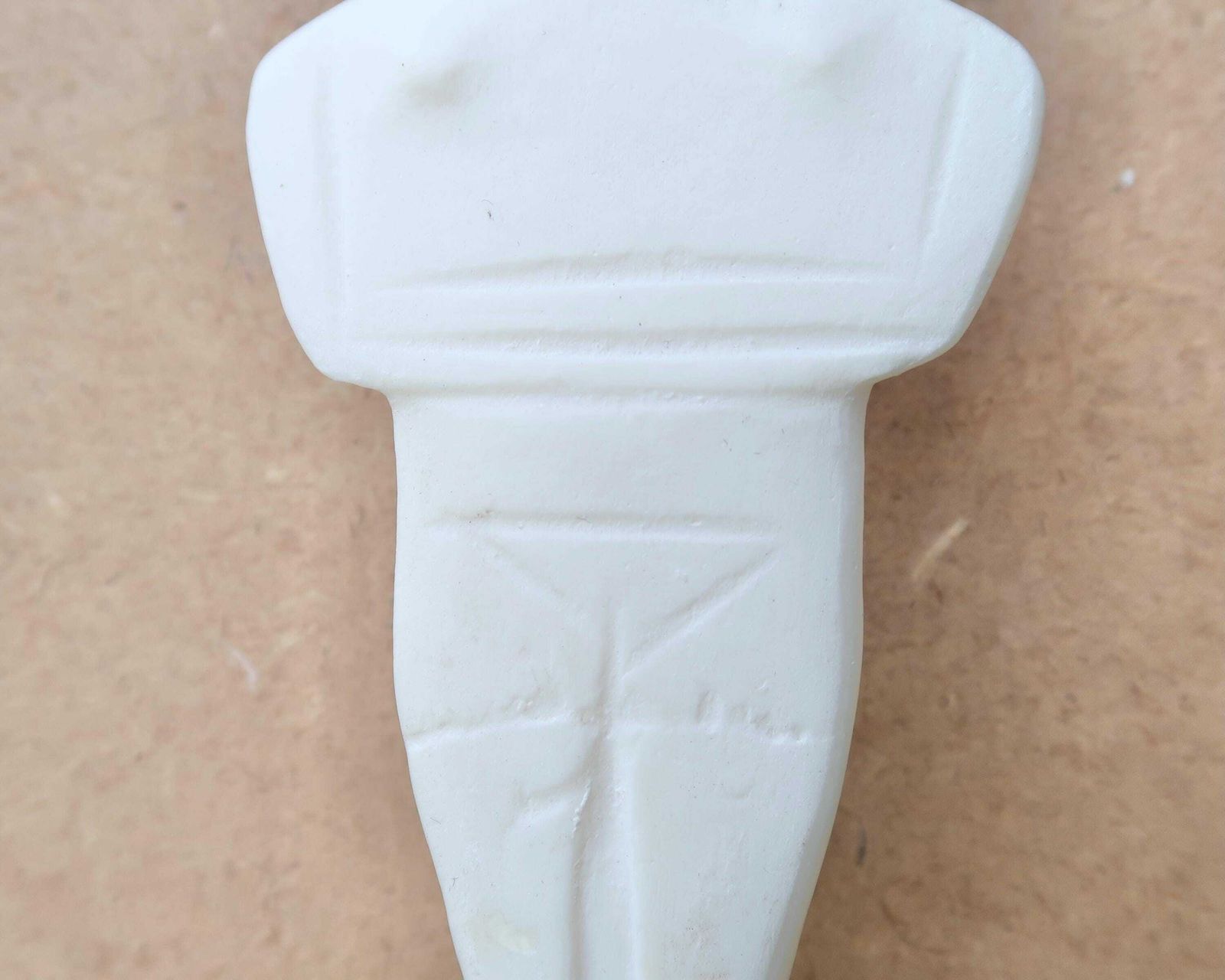 Sculpture, Resin Cycladic Idol On Lucite Base, 1970s / Totem, Statue, Greece Greek, The Cyclades photo Art