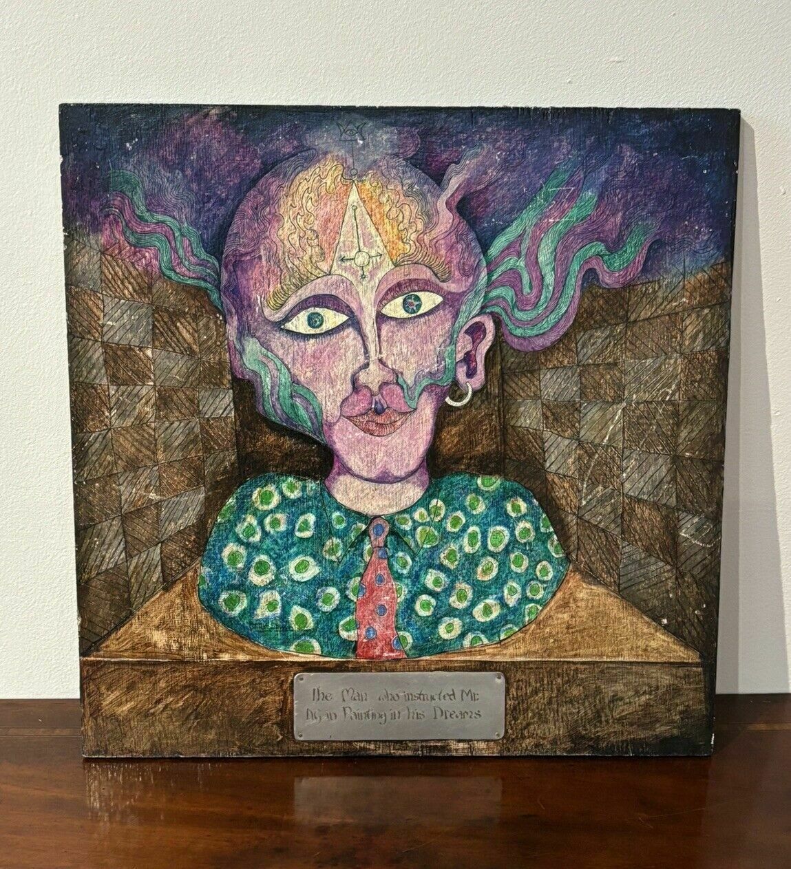 The Man That Instructed Mr Dg In Painting In His Dreams, By David Grimbleby 1982