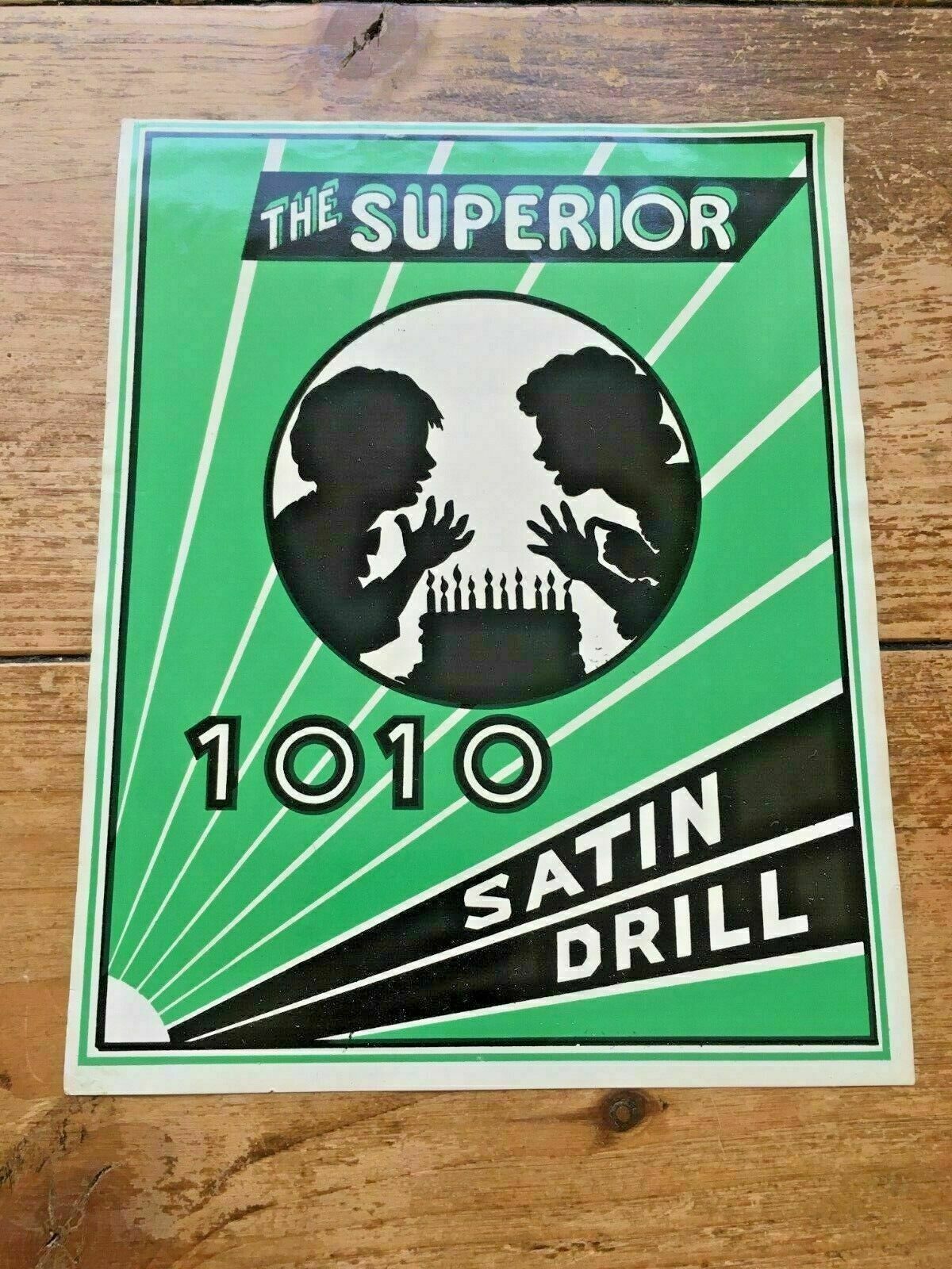 Vintage 30's Paper Ephemera Advertising Crate Fabric Luggage Labels Art Picture photo vinterior