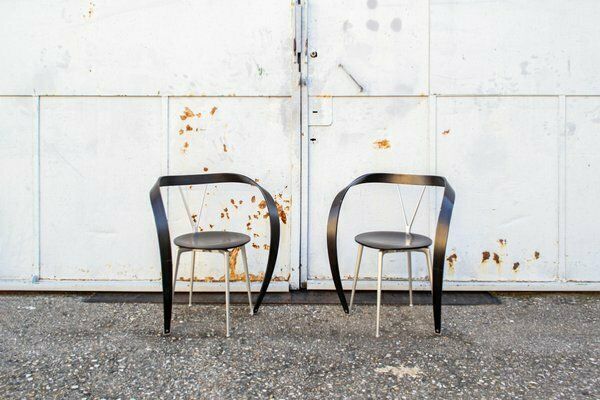 Mod952 Revers Chairs By Andrea Branzi For Cassina Italia, 1993, Set Of 2