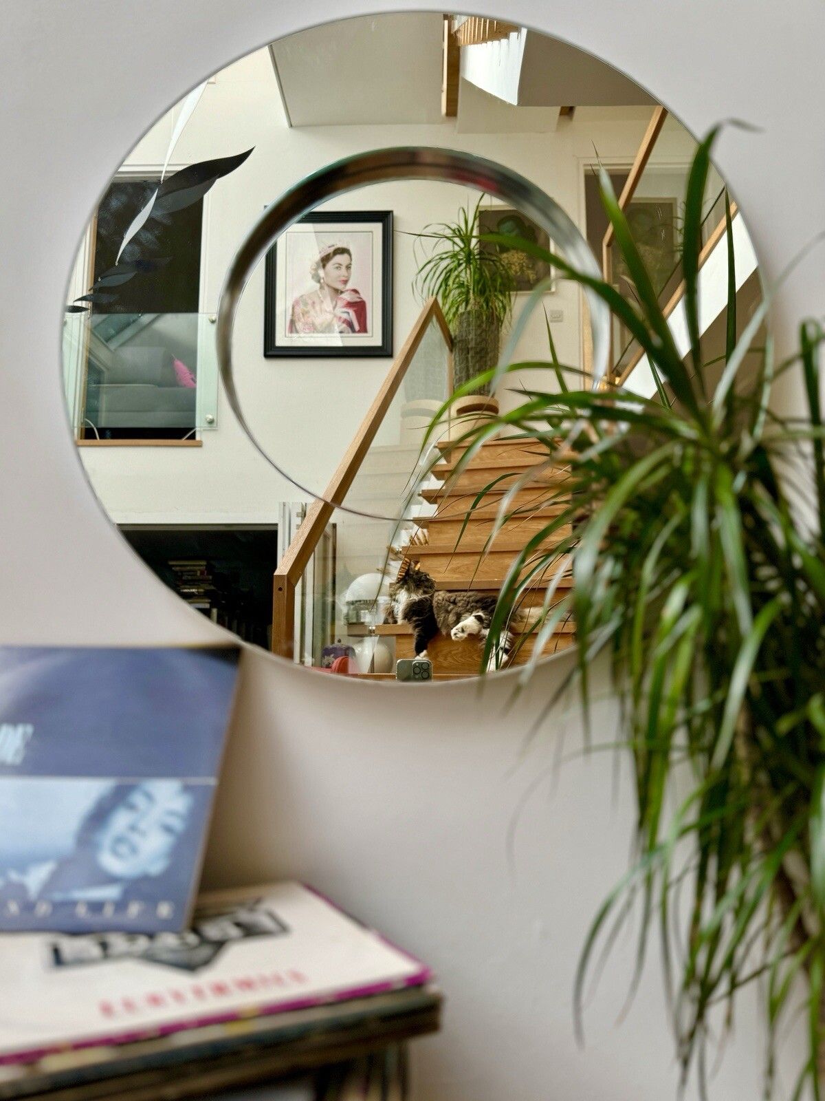 Deknudt Rondo S Modern Circular Wall Mirror Made In Belgium C1990’s photo Home Decor