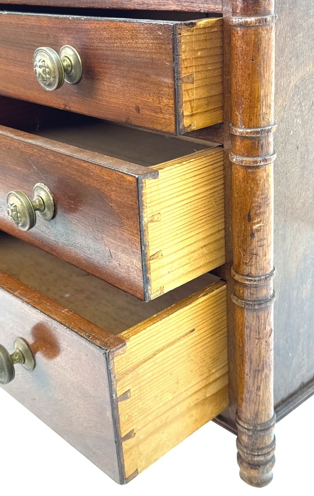 Regency Mahogany Miniature Chest Of Drawers (England, Circa 1820) photo 2650.0