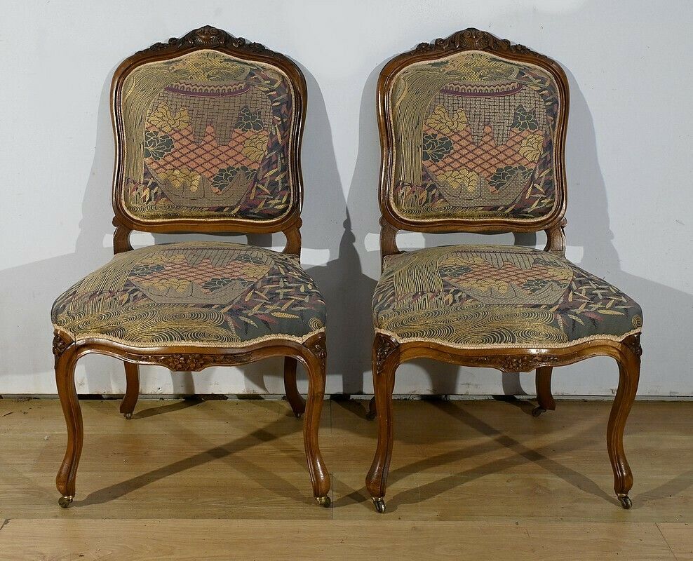 Louis XV Style Living Room In Walnut – 1920 photo 1620.0