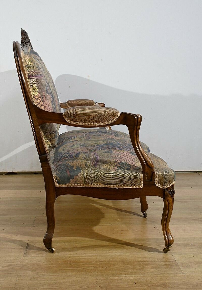 photo vinterior Louis XV Style Living Room In Walnut – 1920