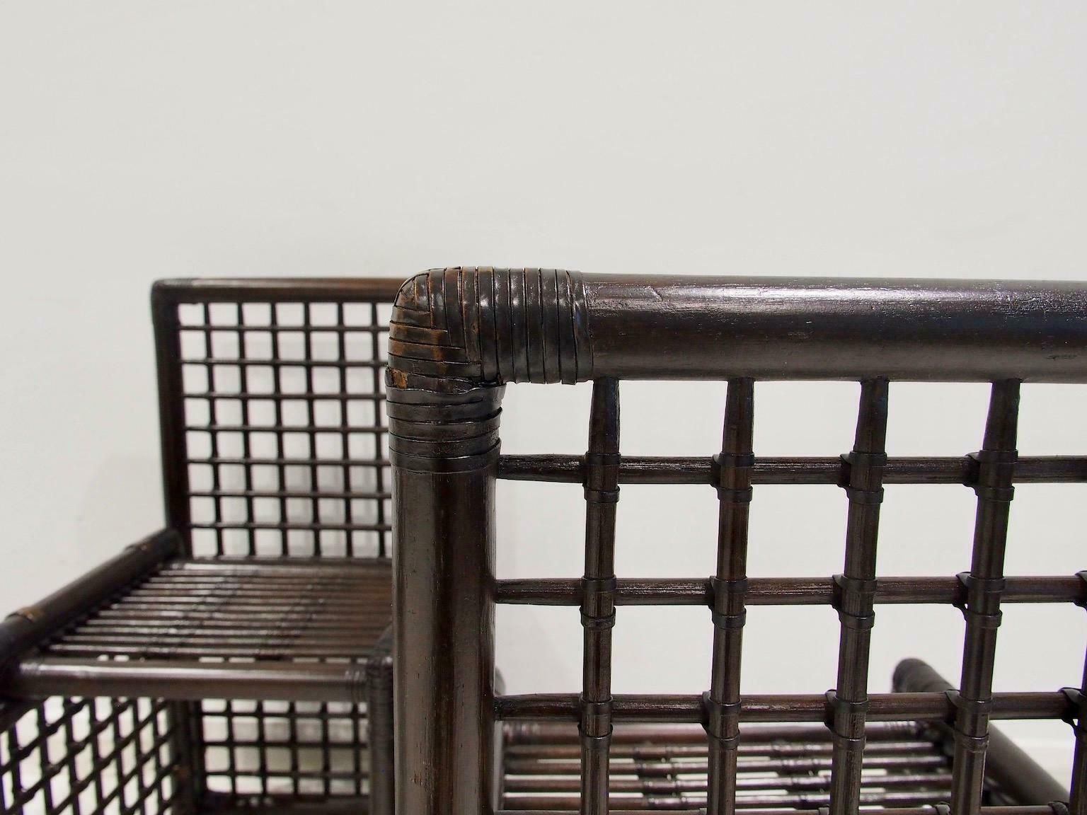 photo buy Set Of Six Afra And Tobia Scarpa Bamboo And Rattan Chairs