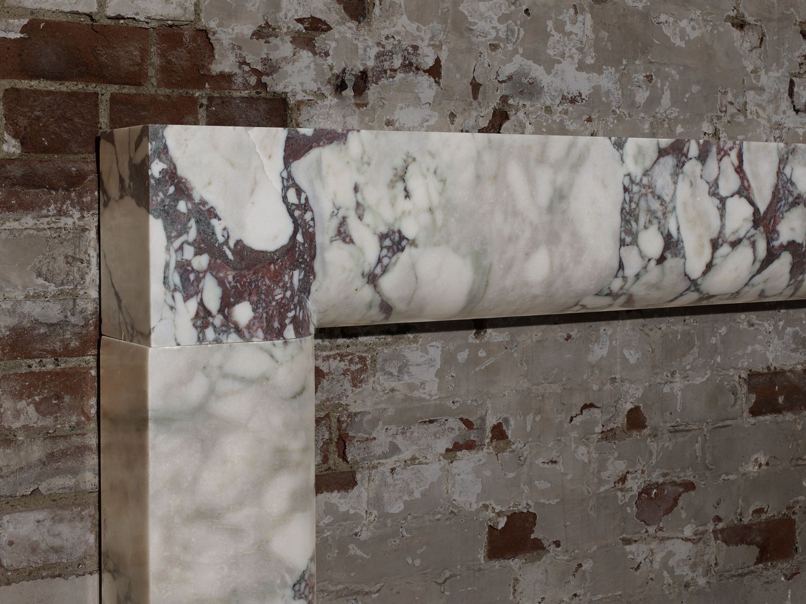 Bolection In Breche Violet Marble photo furniture