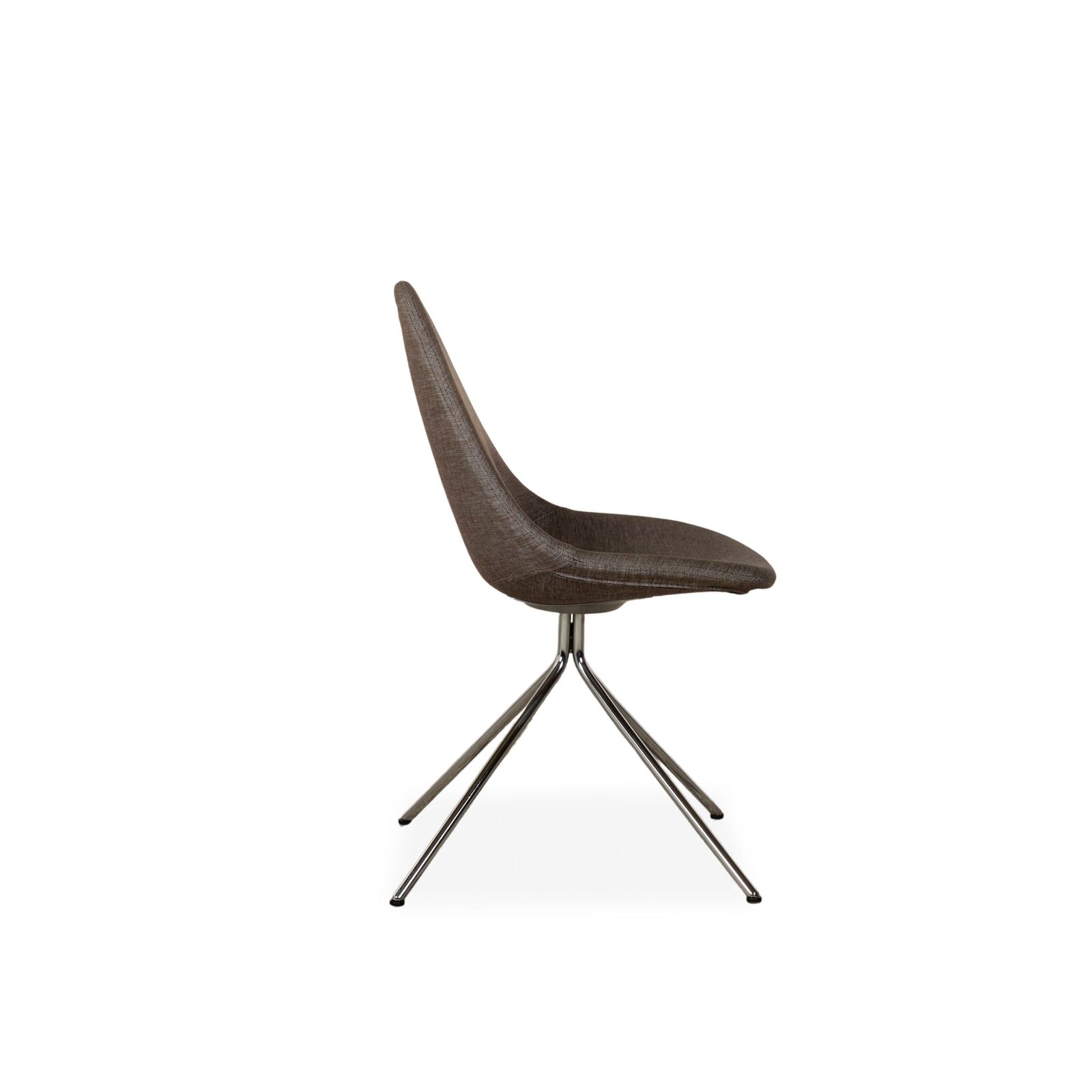 photo for sale Lot de 6 chaises BoConcept Ottawa en tissu, grises et blanches