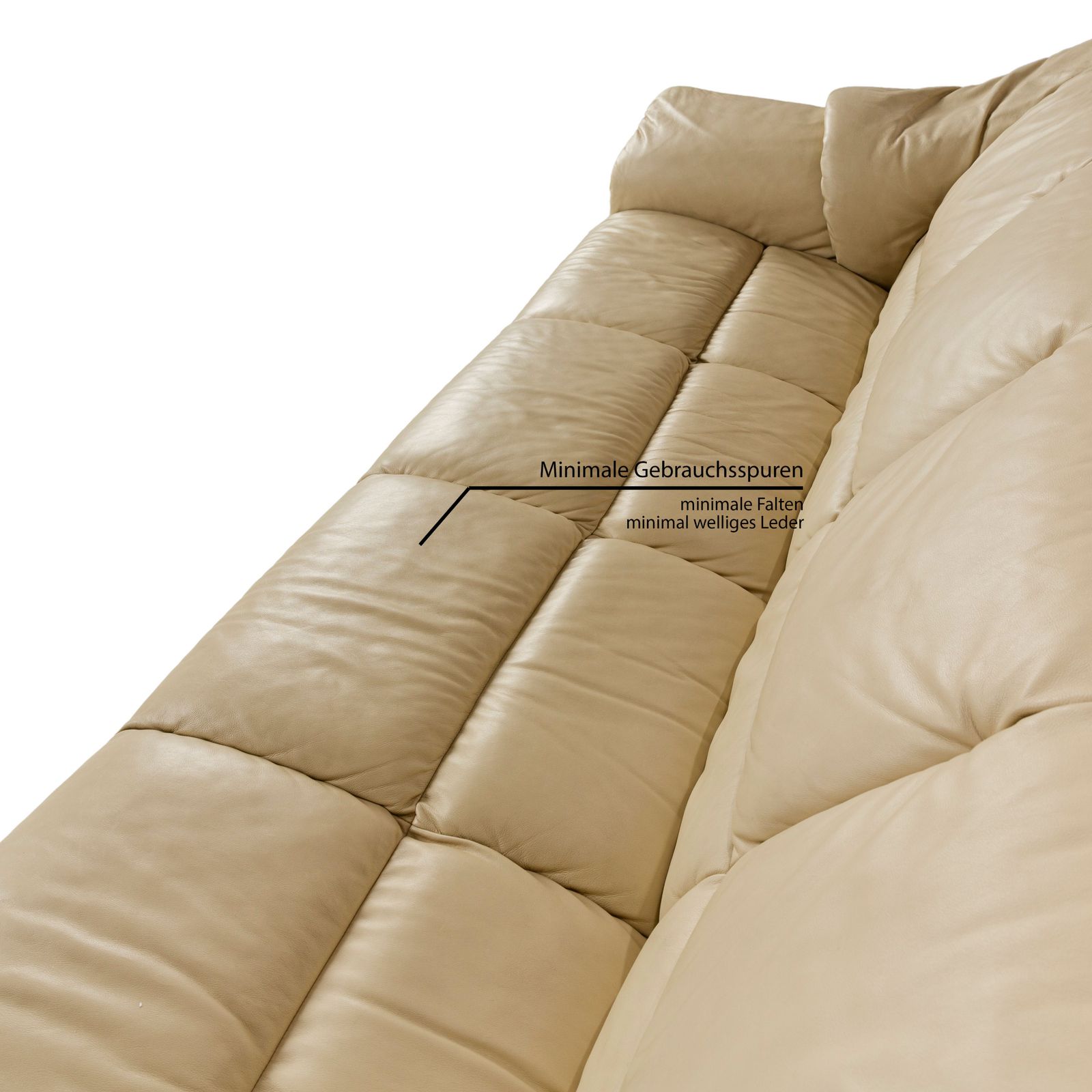Canapé Stressless Oslo en cuir beige 3 places photo 3017.0