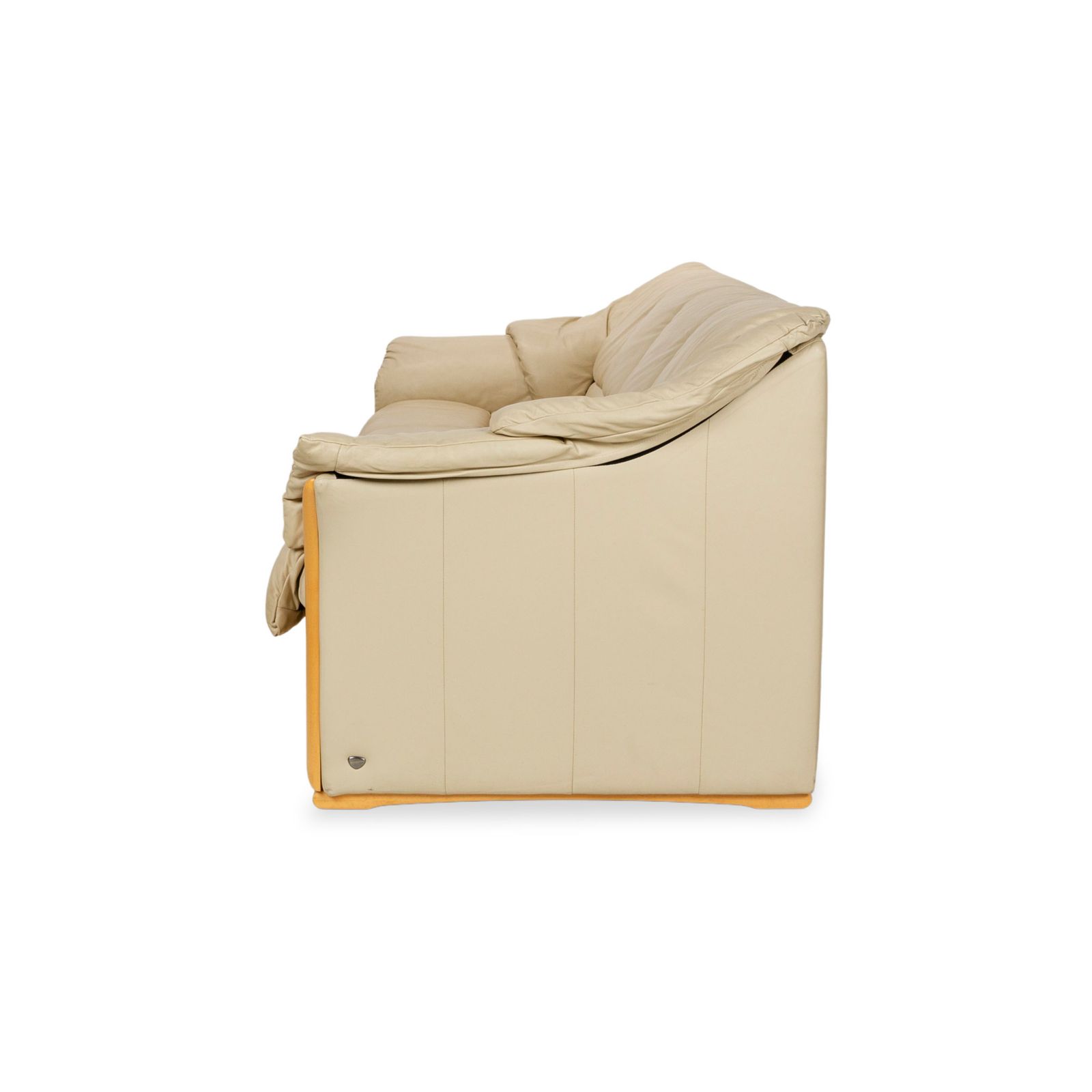 photo furniture Canapé Stressless Oslo en cuir beige 3 places