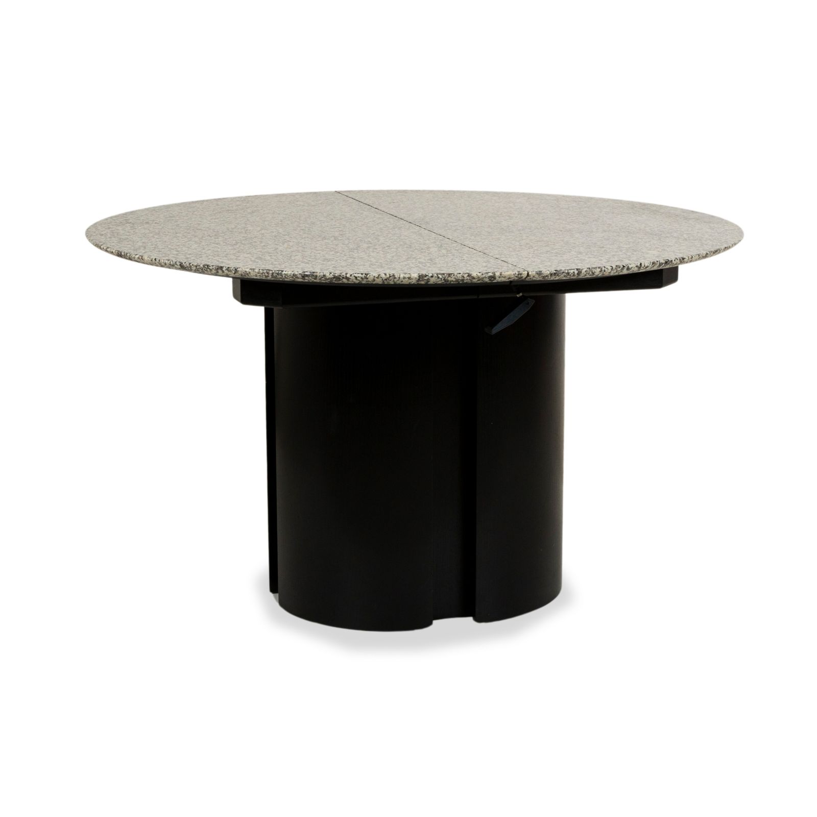 Table à manger Draenert 1226 en marbre gris, extensible
