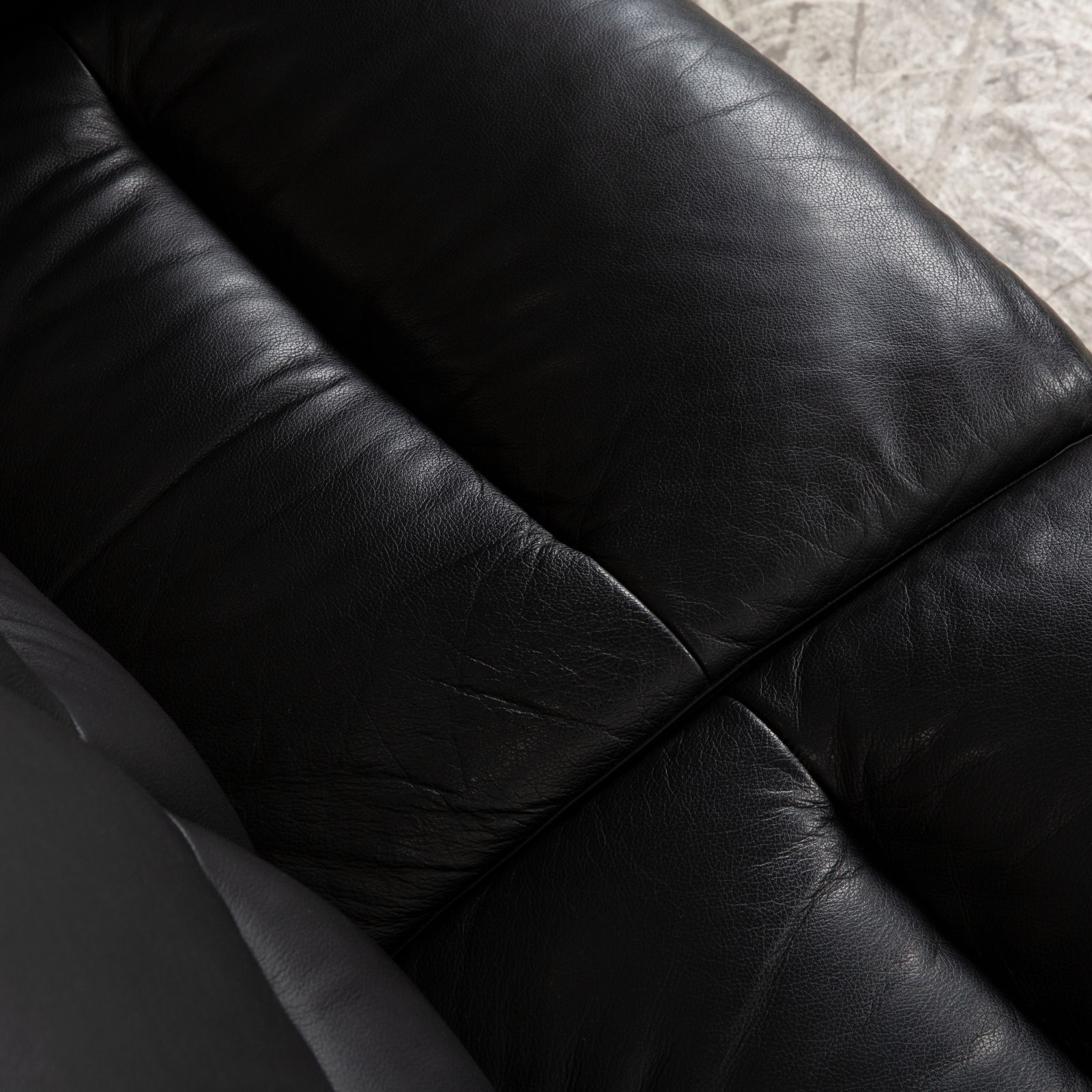 Stressless Wave Leren Tweezitsbank Zwart – Handmatige Functie photo 2570.0