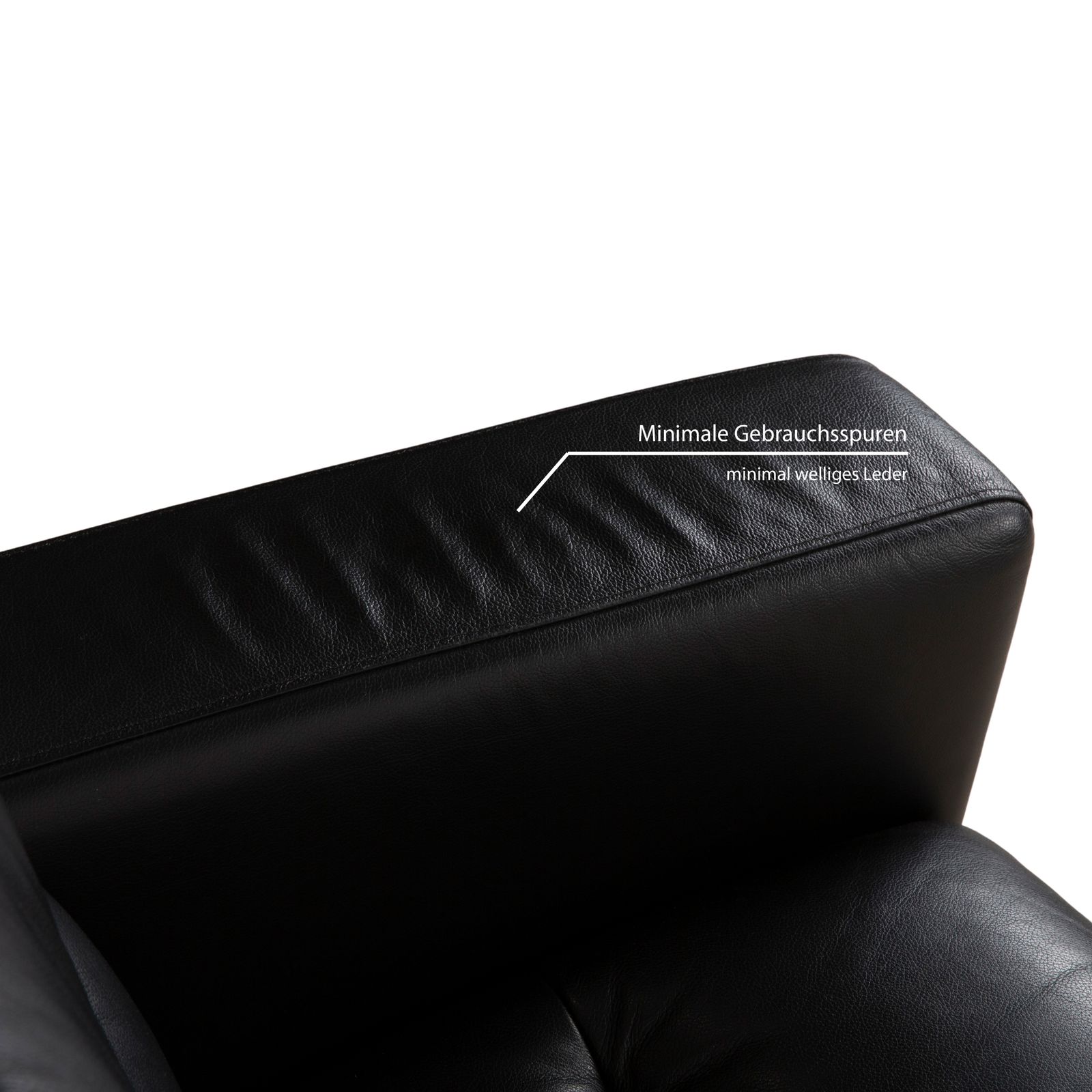 Stressless Wave Leren Tweezitsbank Zwart – Handmatige Functie photo vinterior