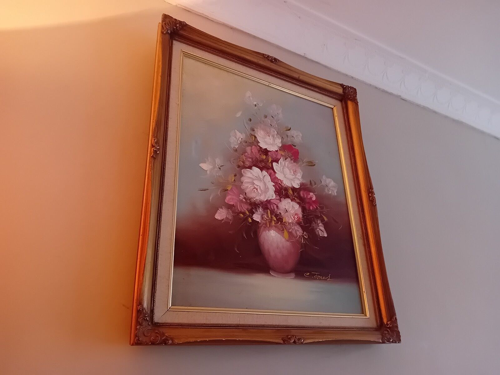 Beautiful  Original Oil On Canvas By C Jones photo buy