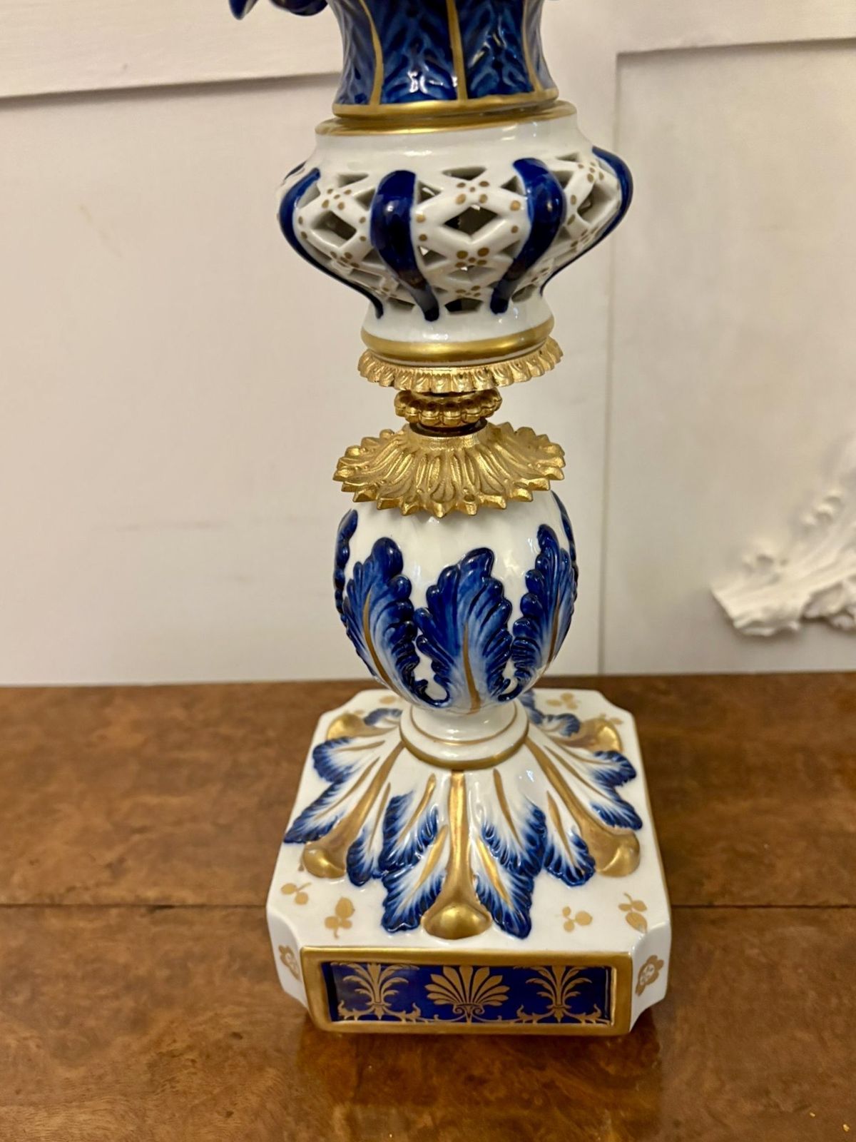 photo buy Outstanding Quality Large Antique 19th Century French Porcelain And Gilded Metal Clock Set