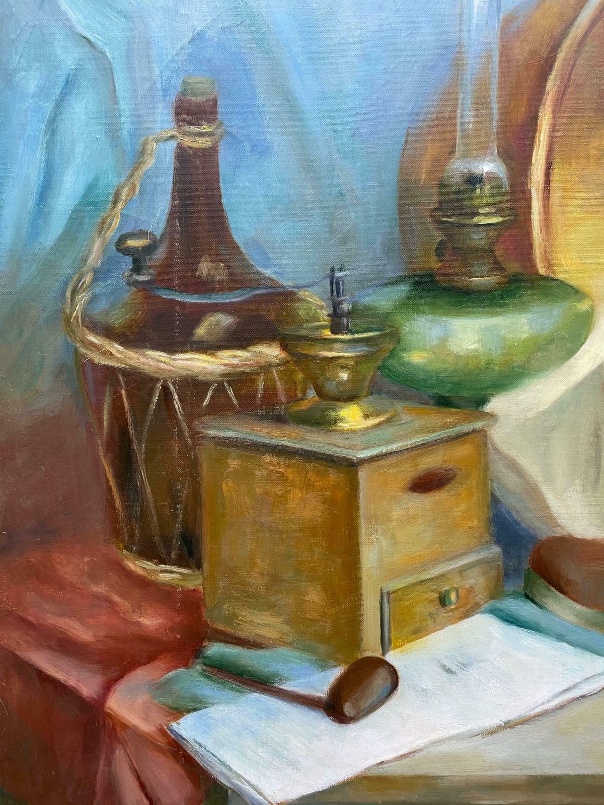 Yvette Bossierelarge Colorful 20th Century French Impressionist Still Life   Eclectic Mix20th Century photo Art