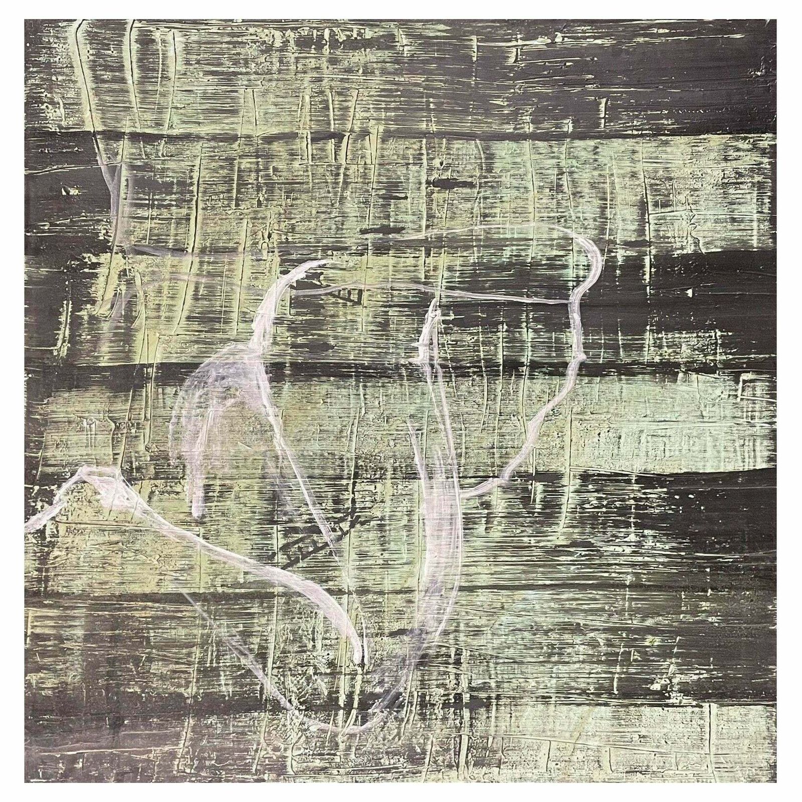 Unknownhuge French Abstract Expressionist Painting   1970's/80's Period