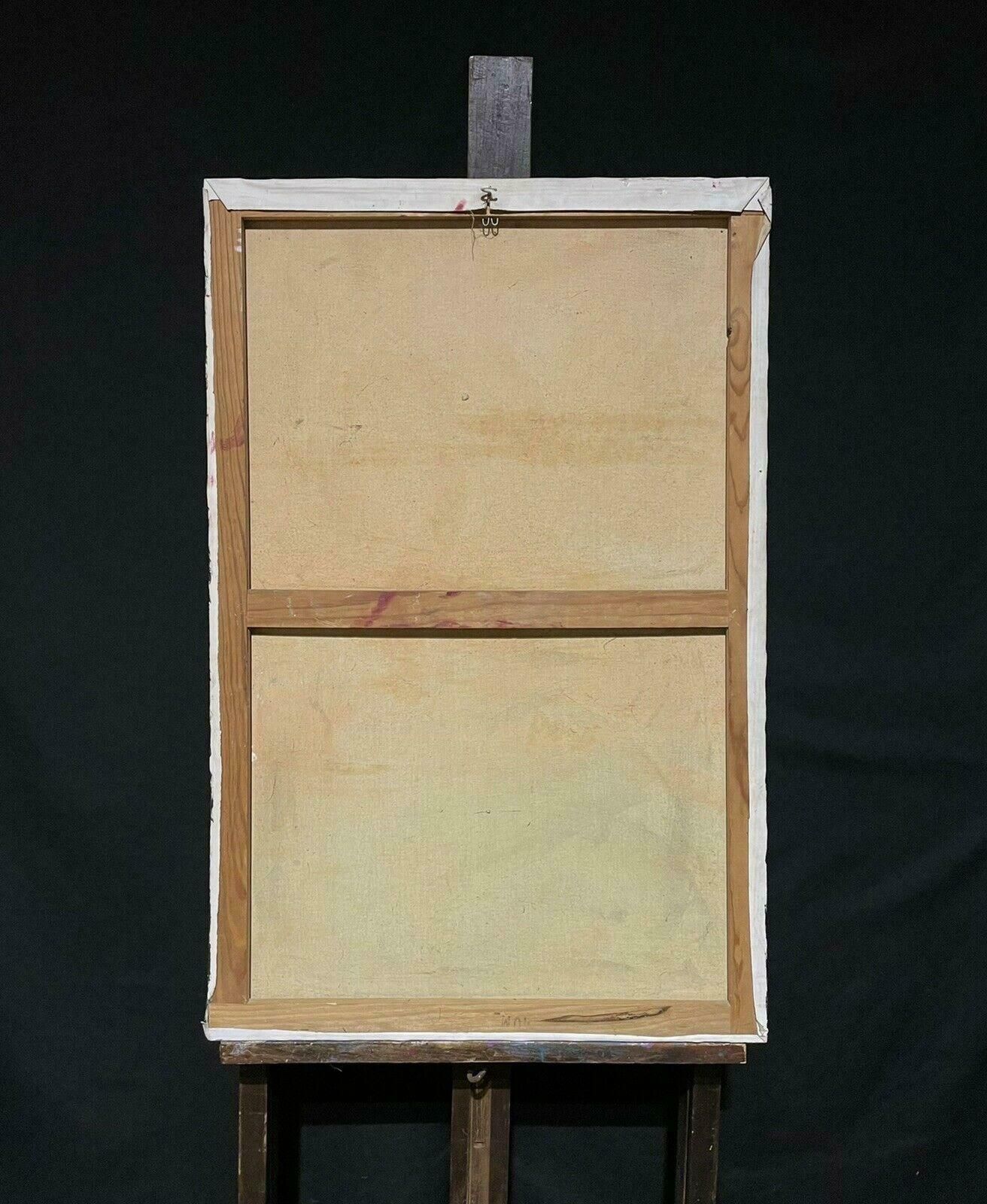 French Schoolvery Large 20th Century French Expressionist Abstract Oil Painting On Canvas photo for sale