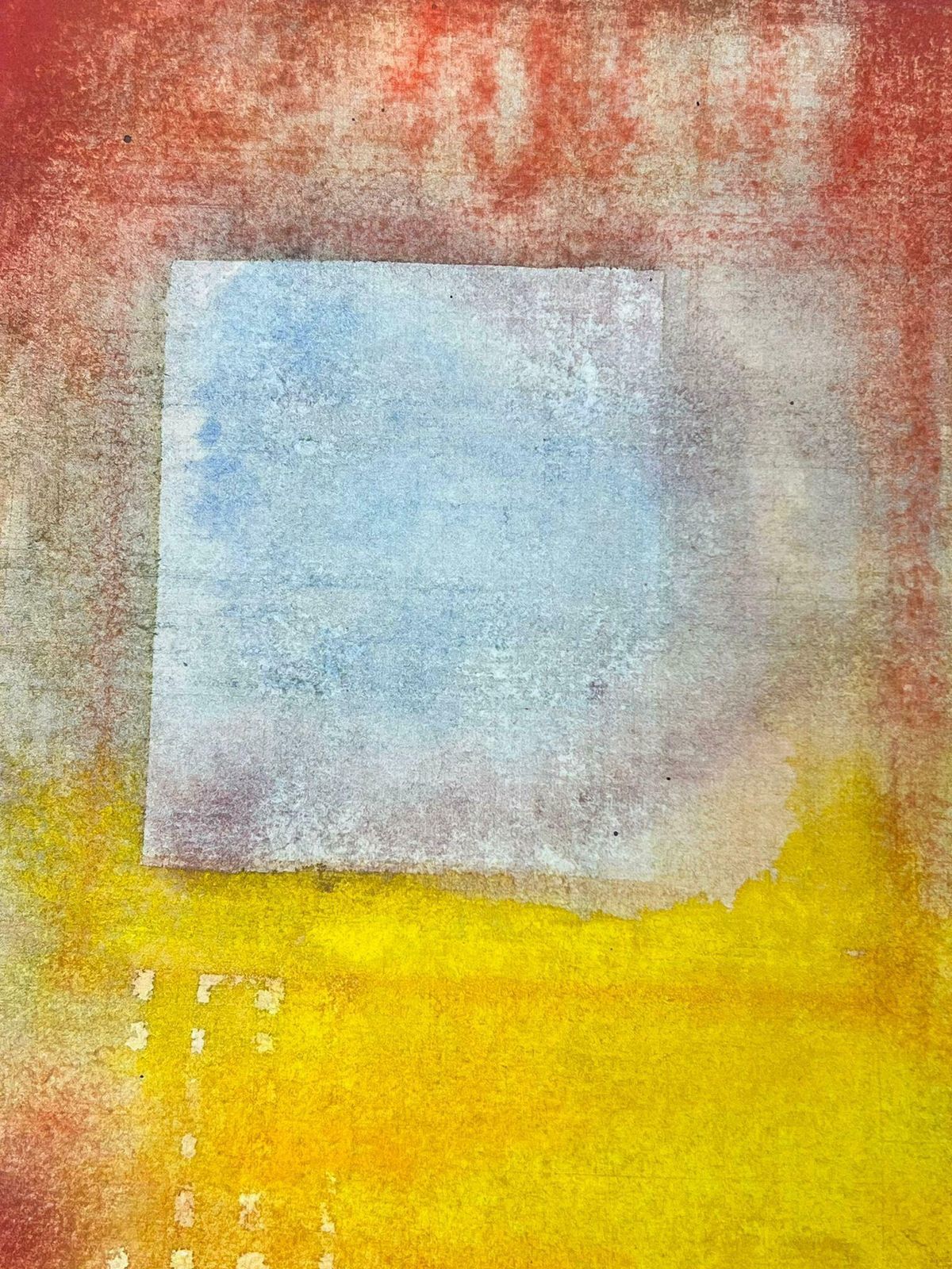 Jacques Coulais (1955 2011)french Expressionist Abstract Original Painting Artists Studio Provenance photo furniture