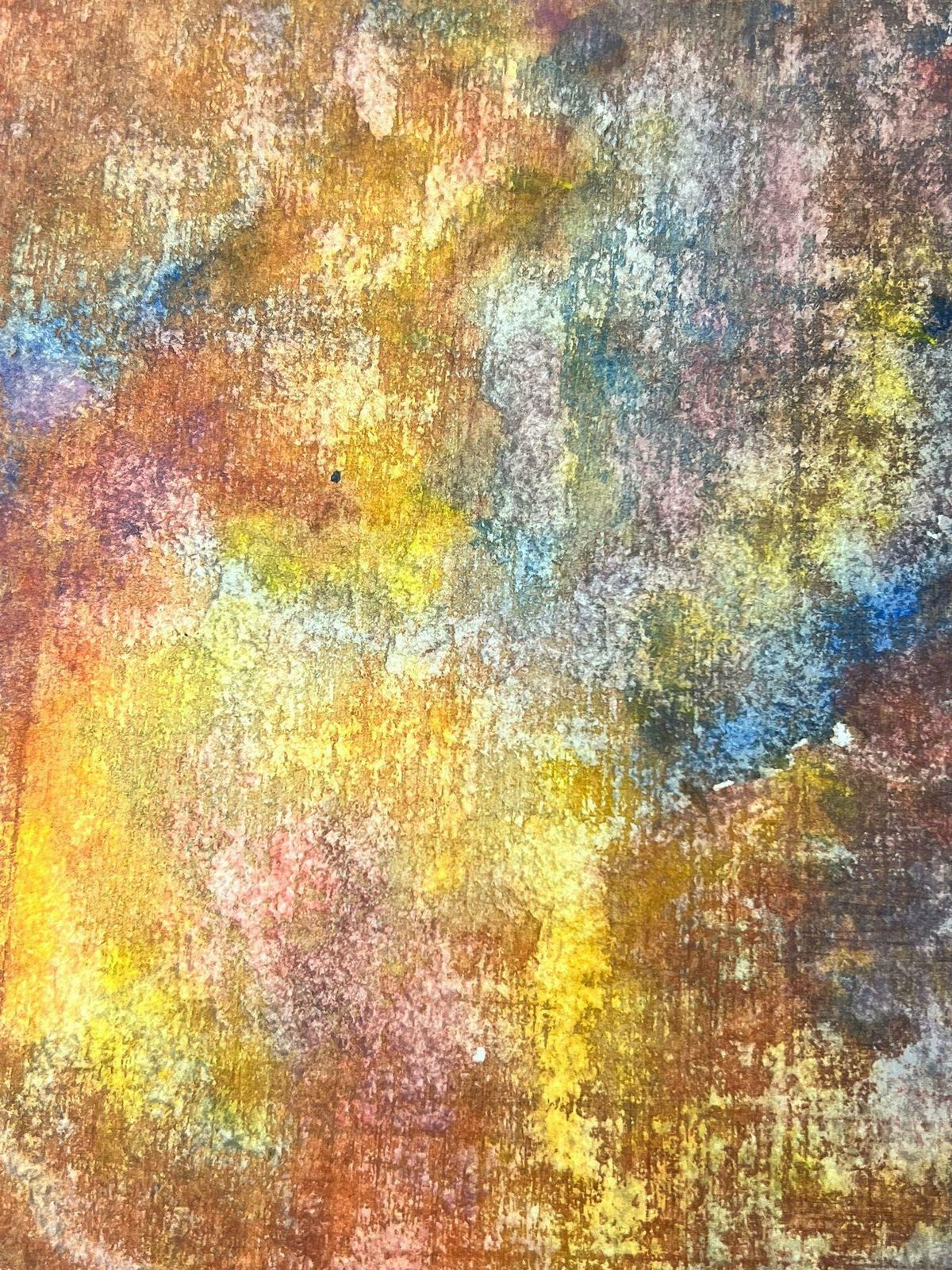 Jacques Coulais (1955 2011)french Expressionist Abstract Original Painting Artists Studio Provenance photo for sale