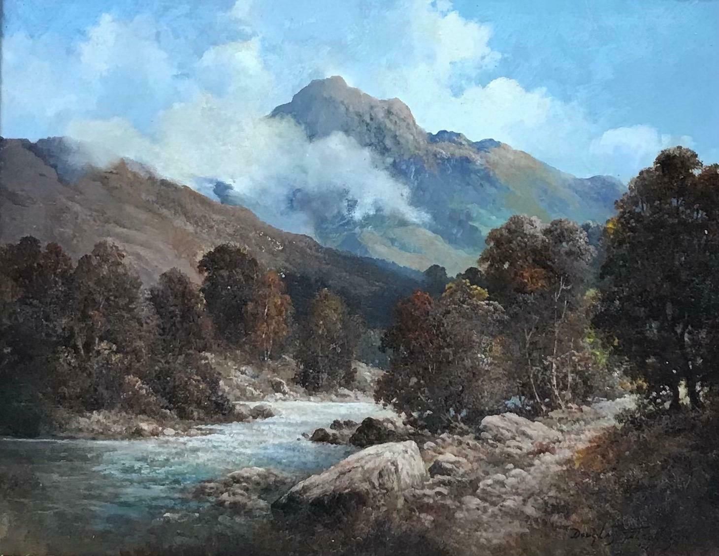 Douglas Falconerthe River Dee Aberdeenshire, Beautiful Scottish Highlands River Landscape, Oil