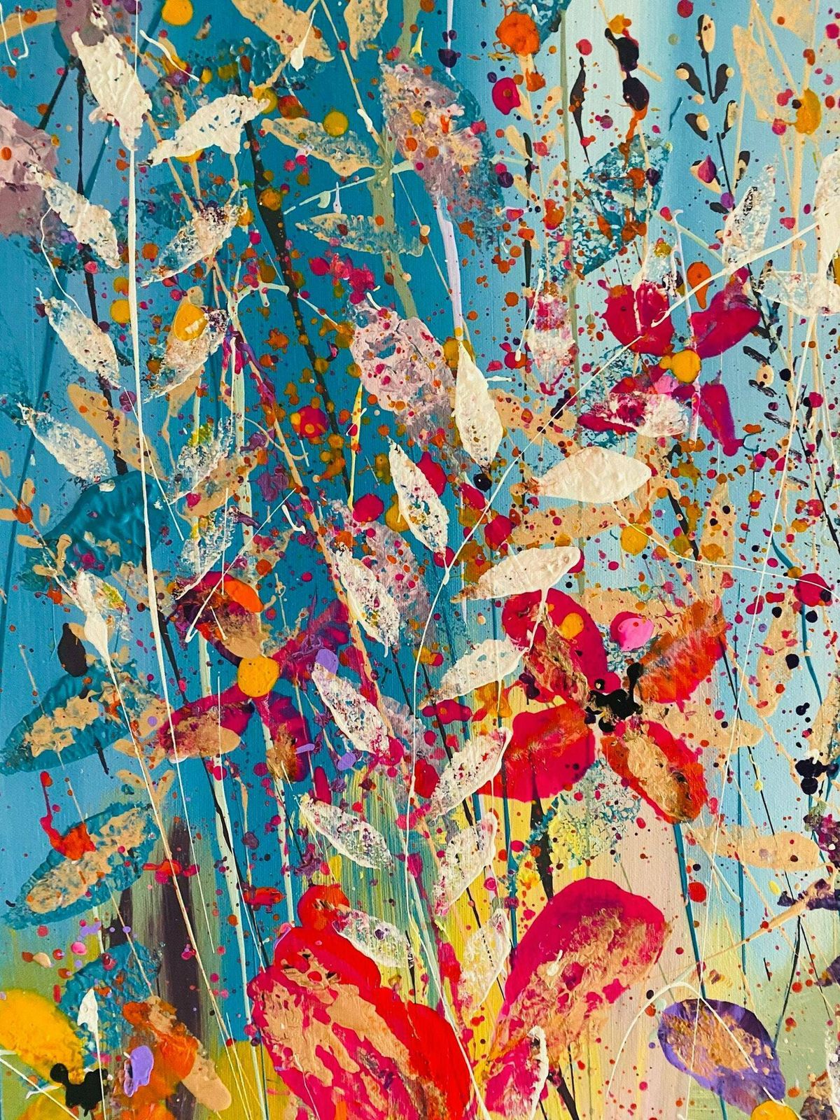 photo furniture Miranda...Large Hand Painted Original Acrylic Art On Canvas 150cm X 100cm